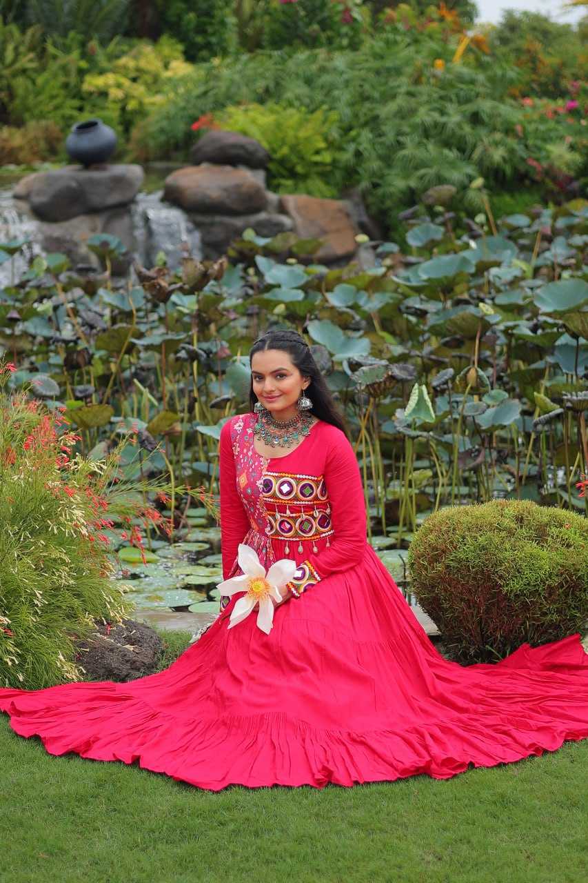 Ynf Rayon KESH491 9257 Gowns Festive Collections Wholesale Printed Gowns Fancy Gowns Embroidered Gown Manufacturer