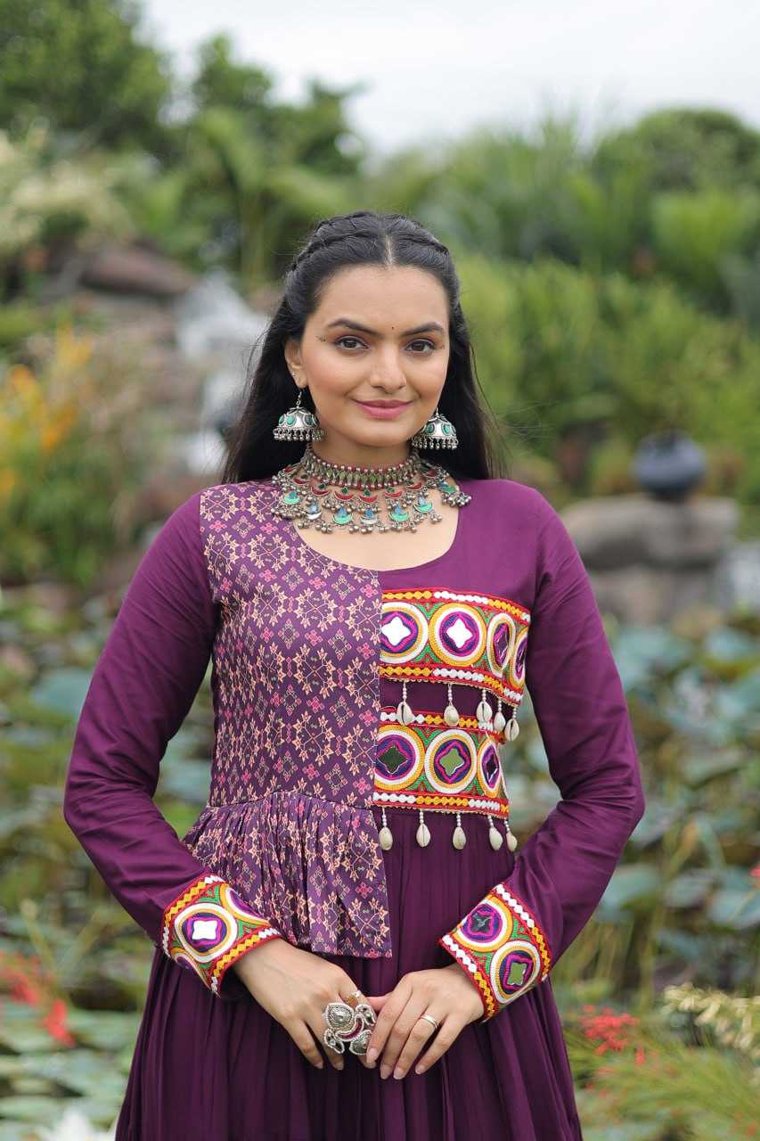 Ynf Rayon KESH491 9257 Gowns Festive Collections Wholesale Printed Gowns Fancy Gowns Embroidered Gown Manufacturer