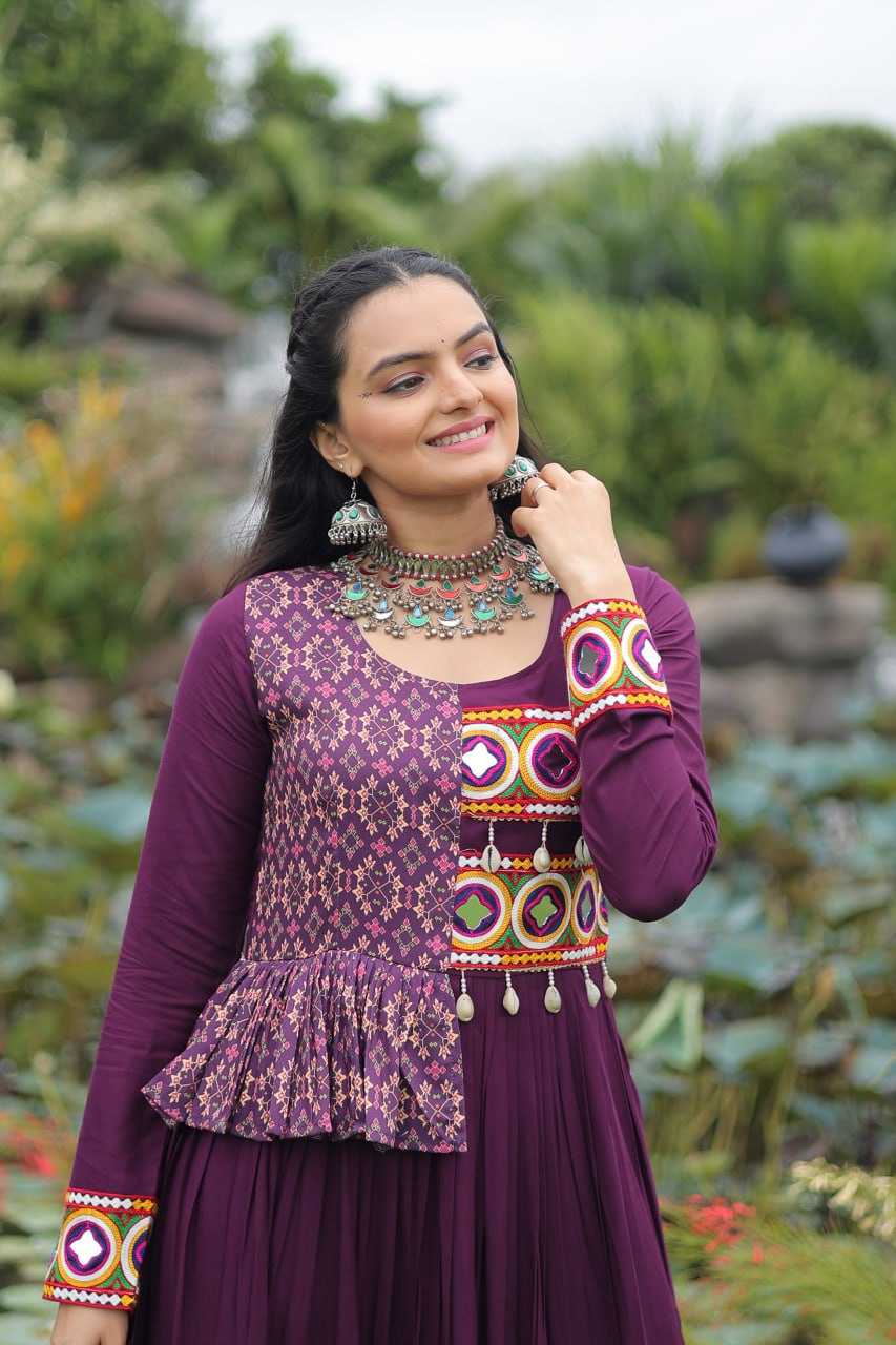Ynf Rayon KESH491 9257 Gowns Festive Collections Wholesale Printed Gowns Fancy Gowns Embroidered Gown Manufacturer