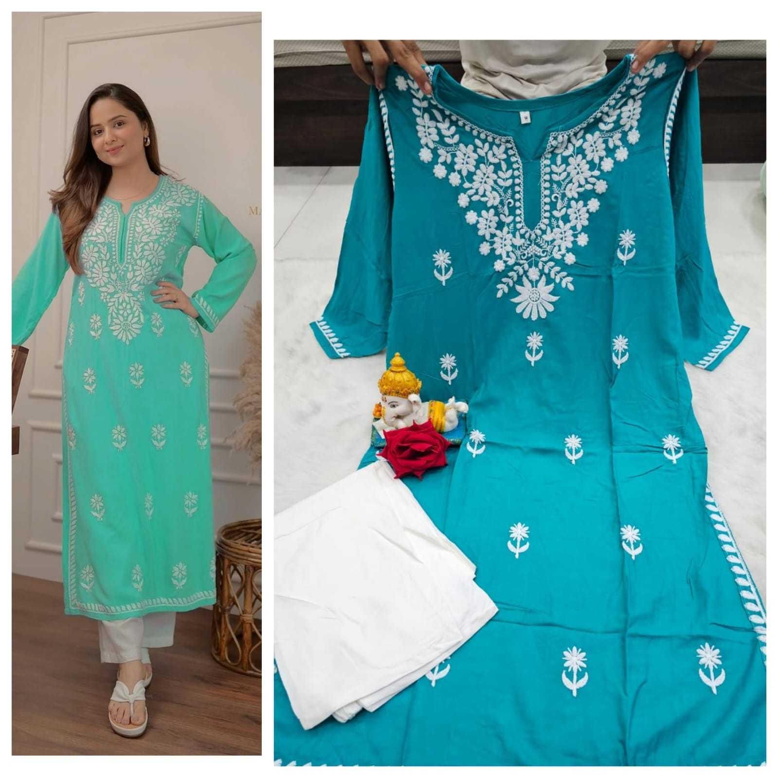 Ynf Rayon KESH502 1025 Kurti Plus Size Collections Wholesale Cotton Kurtis Rayon Kurtis Kurti With Pants Manufacturer