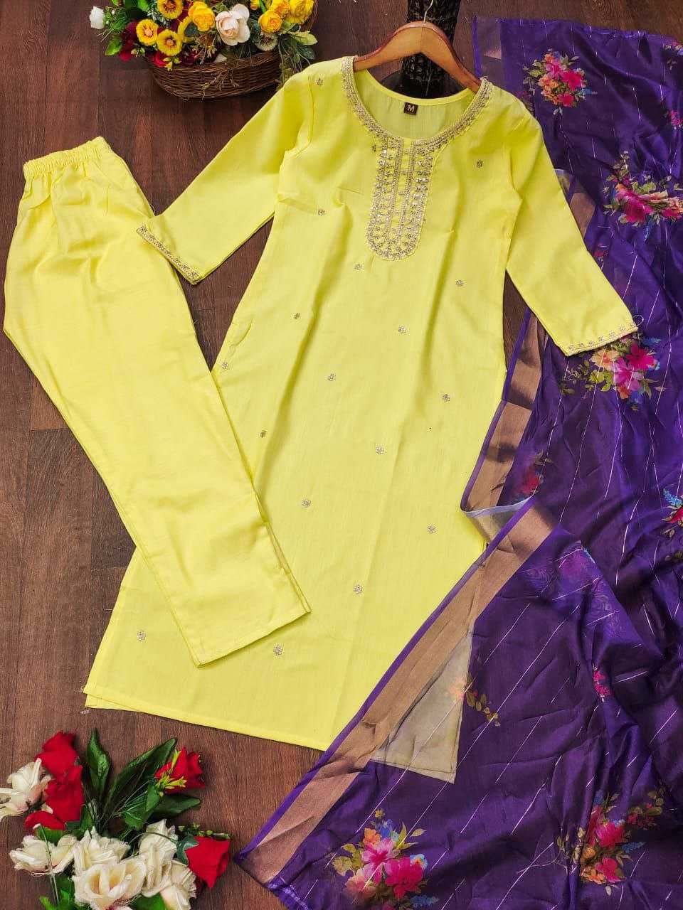 Ynf Rayon KESH517 A5 Kurti Wholesale Rayon Kurtis Kurti Bottom With Dupatta Manufacturer