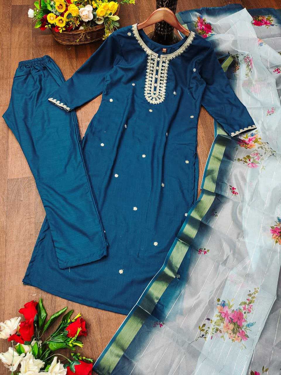 Ynf Rayon KESH517 A5 Kurti Wholesale Rayon Kurtis Kurti Bottom With Dupatta Manufacturer