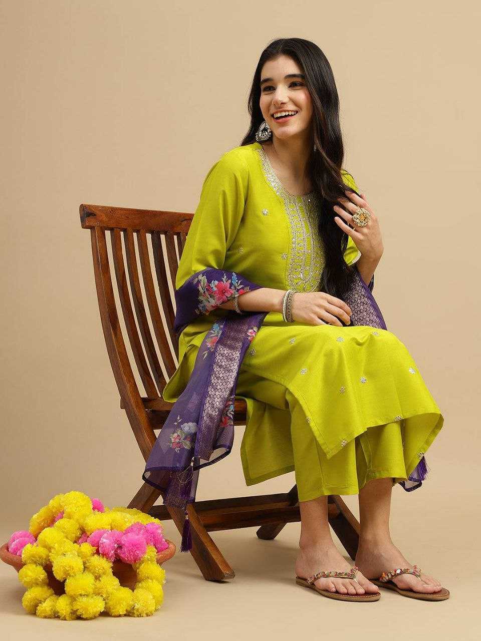 Ynf Rayon KESH517 A5 Kurti Wholesale Rayon Kurtis Kurti Bottom With Dupatta Manufacturer