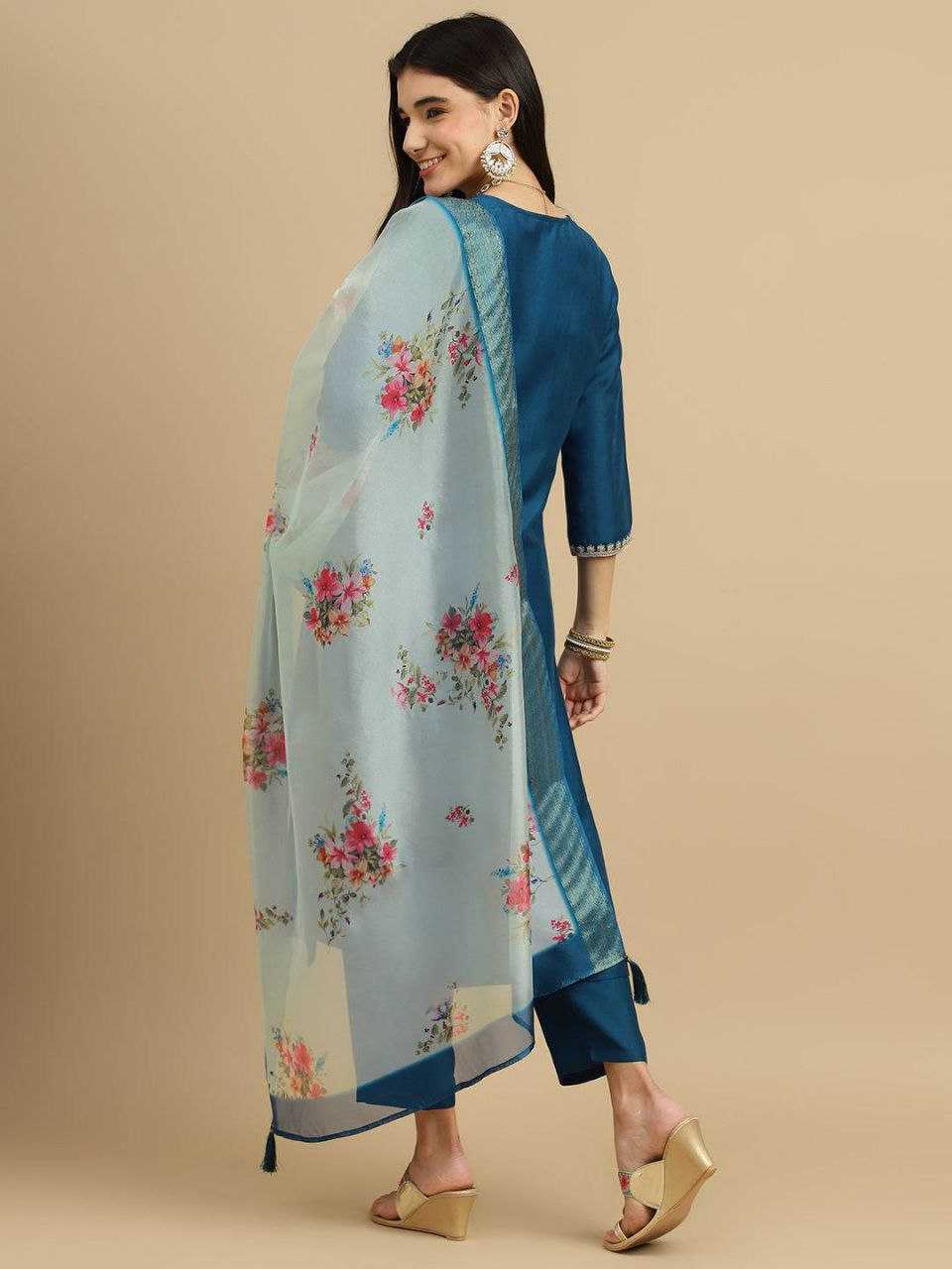Ynf Rayon KESH517 A5 Kurti Wholesale Rayon Kurtis Kurti Bottom With Dupatta Manufacturer