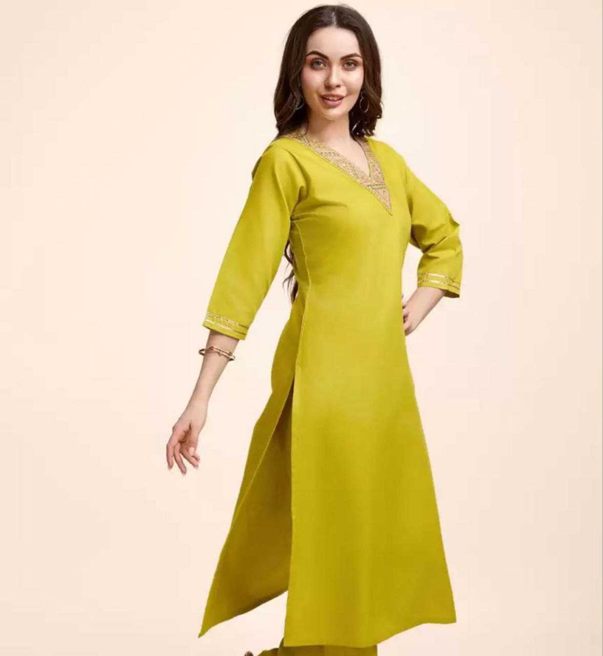 Ynf Rayon KESH517 K3 Kurti Wholesale Long Kurtis Rayon Kurtis Kurti With Pants Manufacturer