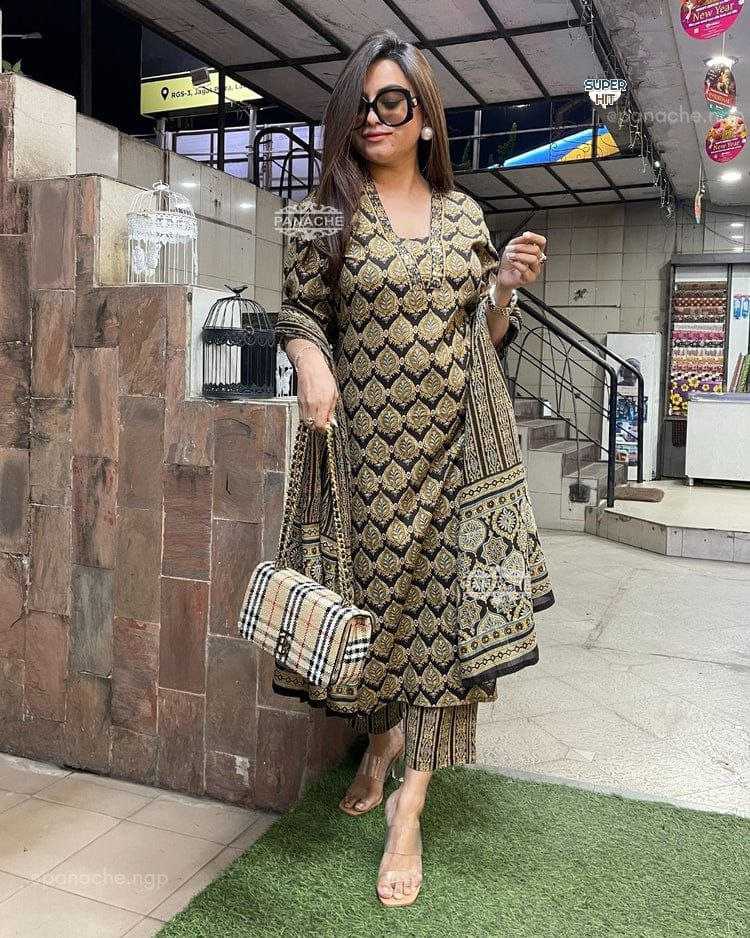 Ynf Rayon KESH536 Rakshabandan Suits & Dresses Wholesale Printed Suits Cotton Suits Black Salwar Suit Manufacturer