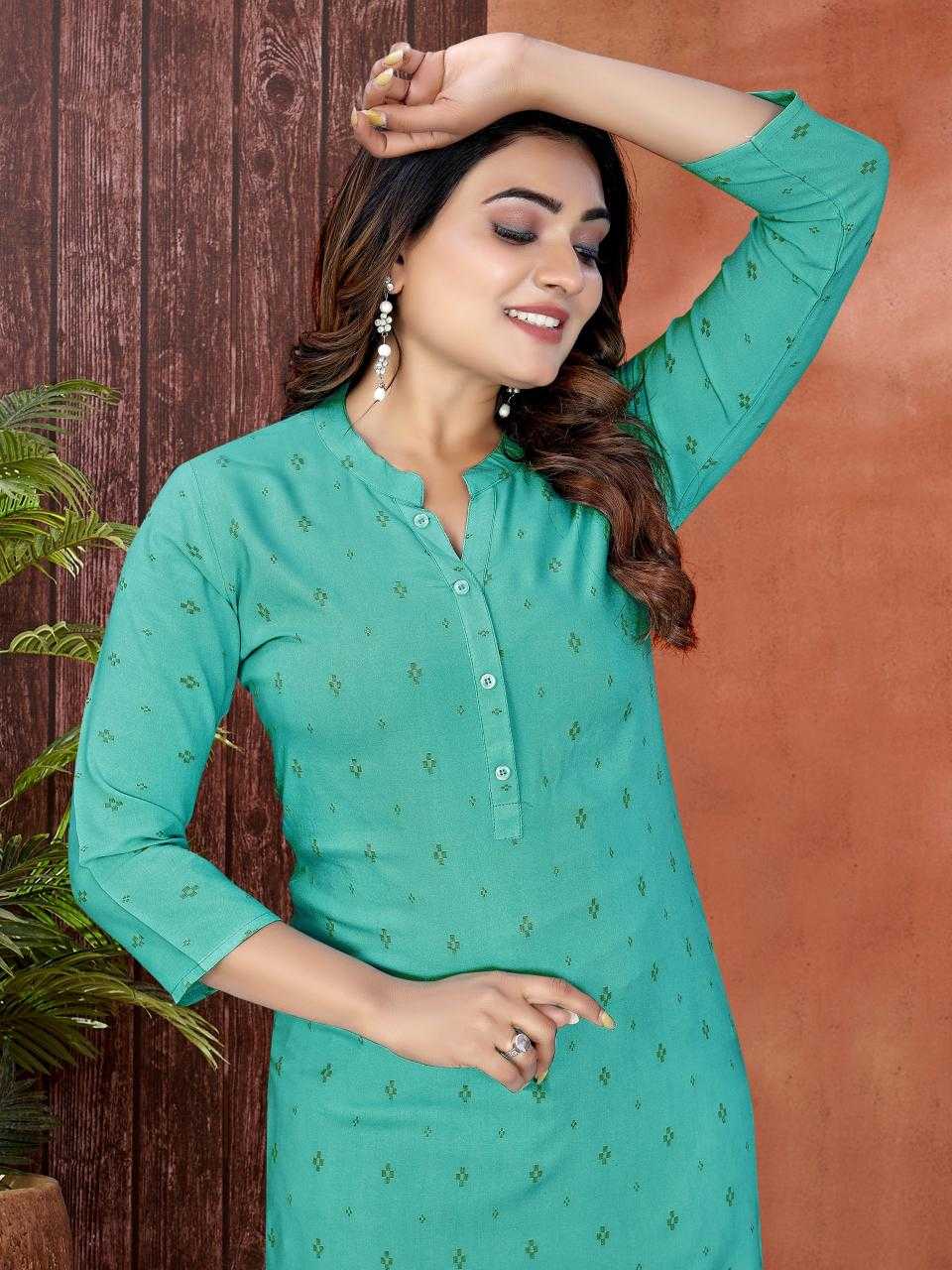 Ynf Rayon RIN190 352 Setwise Collections Wholesale Kurtis Catalogs Manufacturer