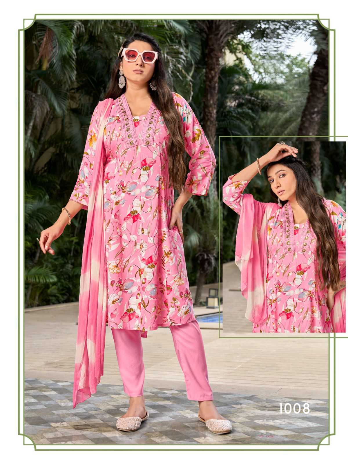 Ynf Rayon RIN190 AFFEIRS VOL-1 Setwise Collections Wholesale Gowns Catalogs Manufacturer