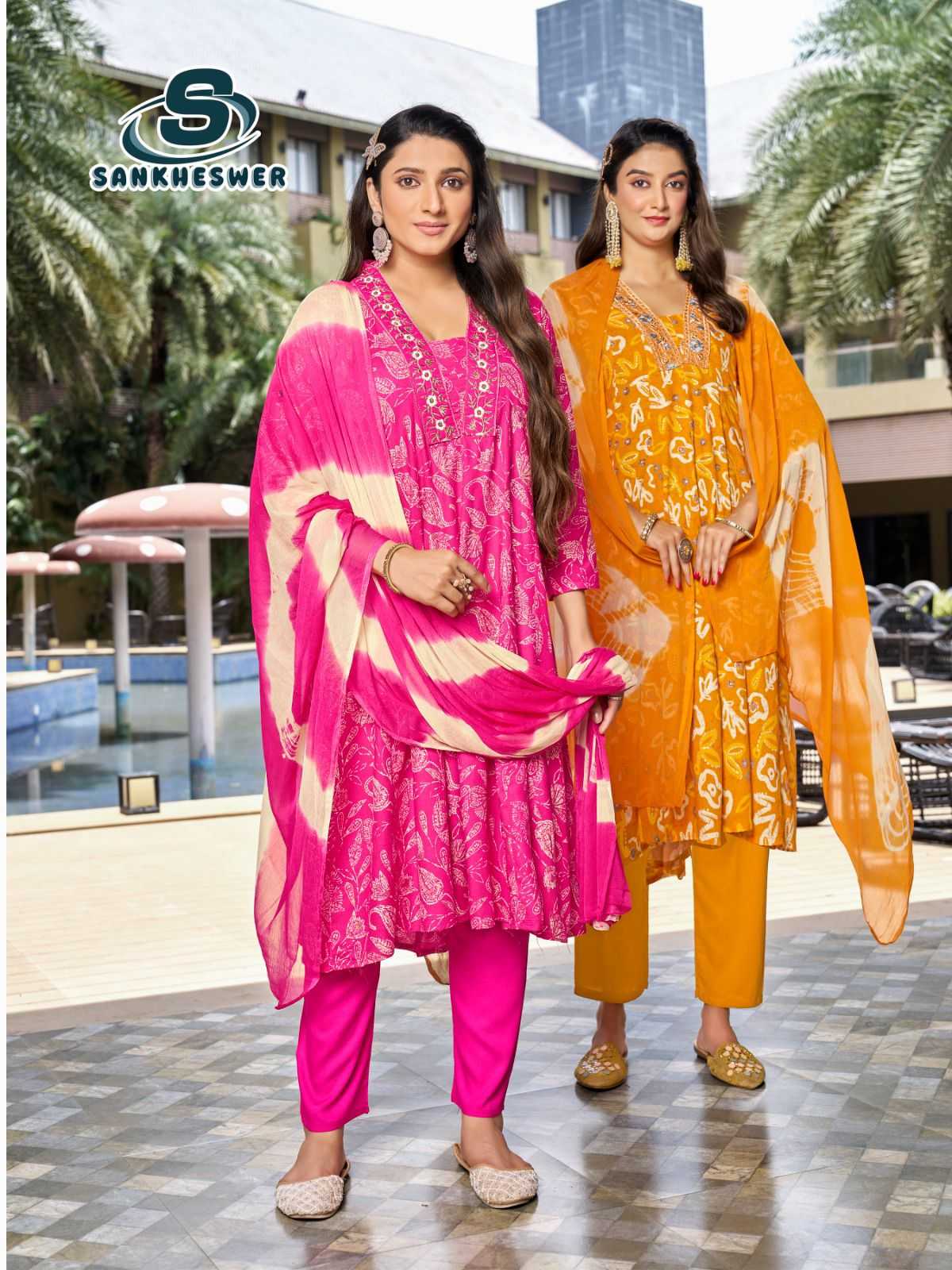 Ynf Rayon RIN190 AFFEIRS VOL-1 Setwise Collections Wholesale Gowns Catalogs Manufacturer