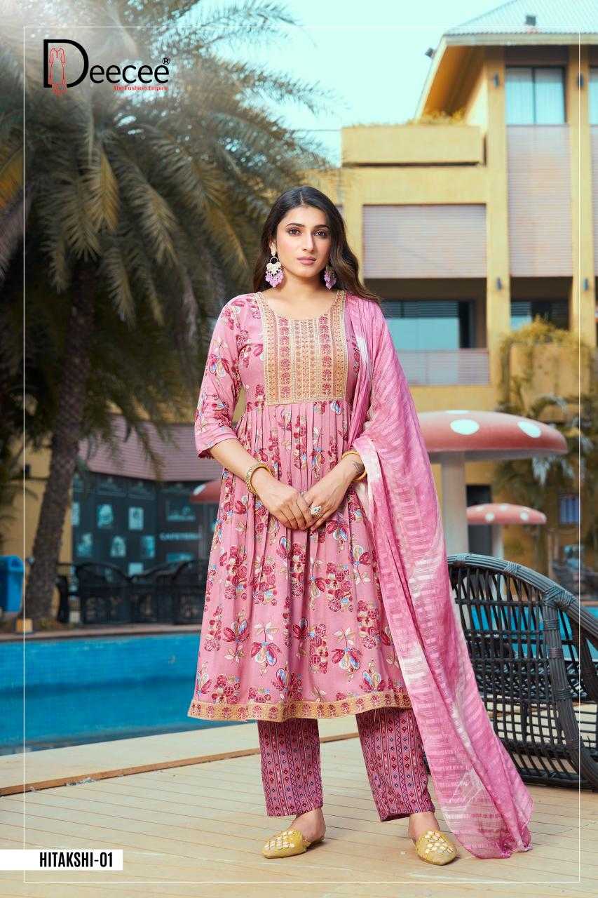 Ynf Rayon RIN190 DEECEE-HITAKASHI Setwise Collections Wholesale Gowns Catalogs Manufacturer