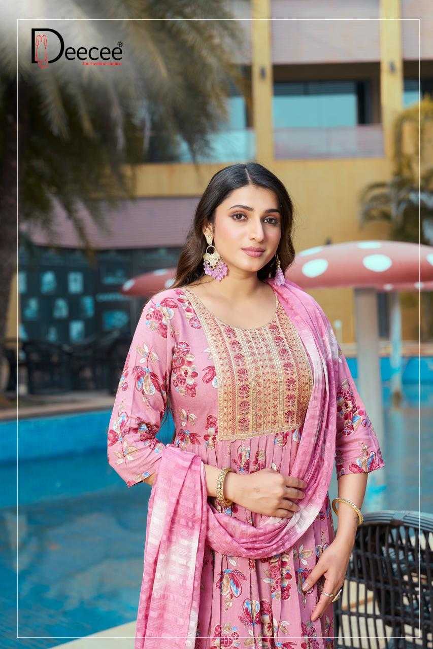 Ynf Rayon RIN190 DEECEE-HITAKASHI Setwise Collections Wholesale Gowns Catalogs Manufacturer