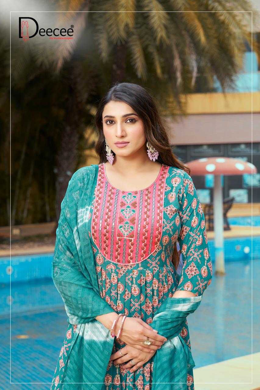 Ynf Rayon RIN190 DEECEE-HITAKASHI Setwise Collections Wholesale Gowns Catalogs Manufacturer