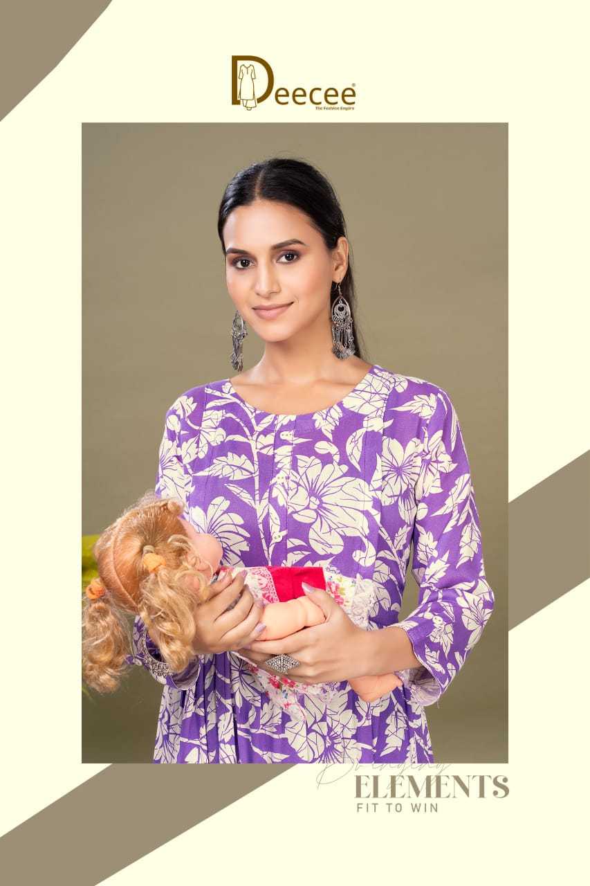 Ynf Rayon RIN190 DEECEE-NIROSA Setwise Collections Wholesale Gowns Catalogs Manufacturer