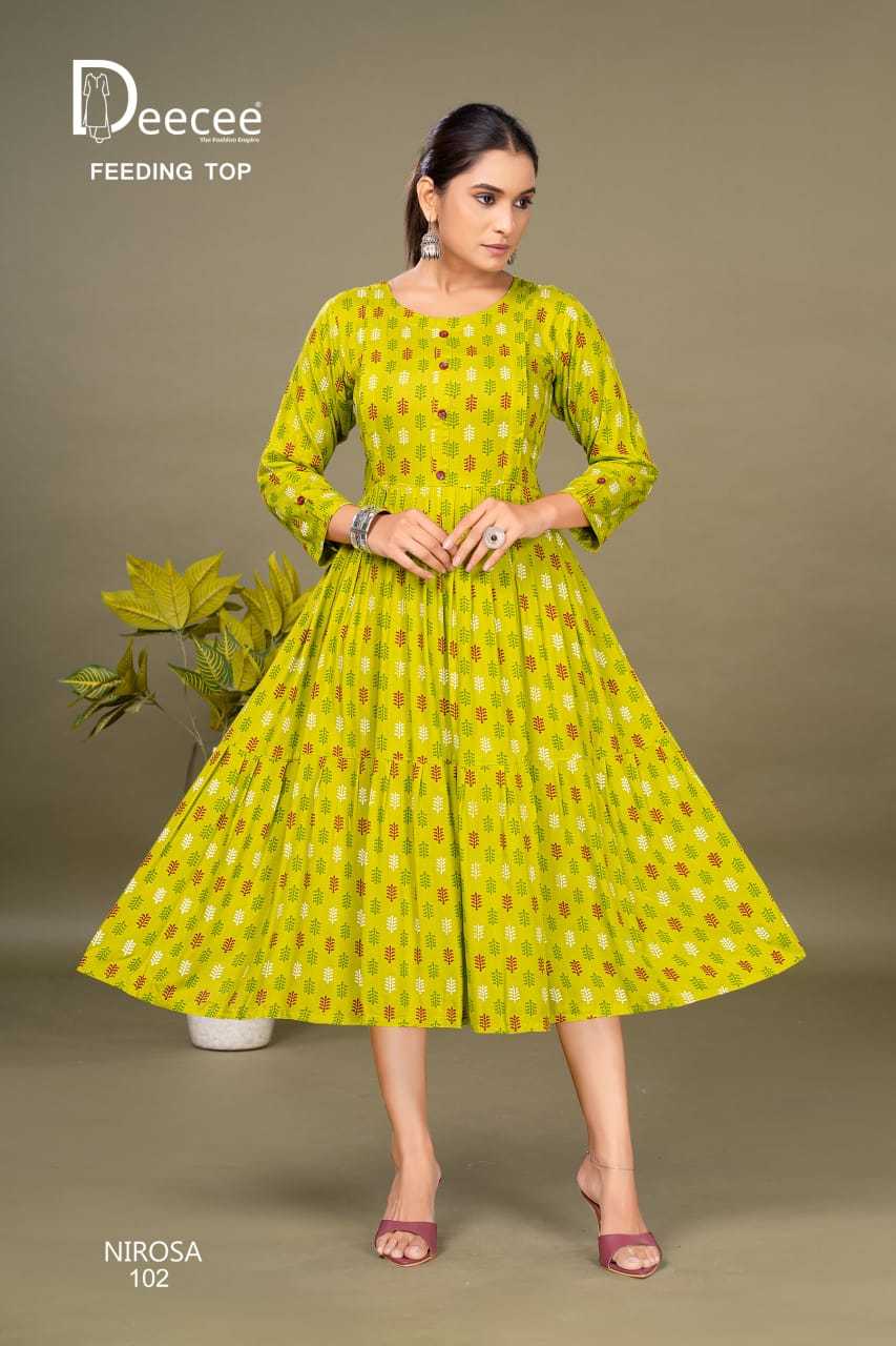 Ynf Rayon RIN190 DEECEE-NIROSA Setwise Collections Wholesale Gowns Catalogs Manufacturer
