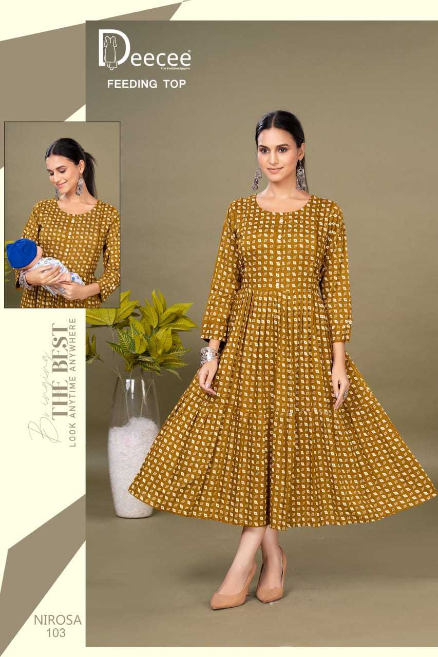 Ynf Rayon RIN190 DEECEE-NIROSA Setwise Collections Wholesale Gowns Catalogs Manufacturer