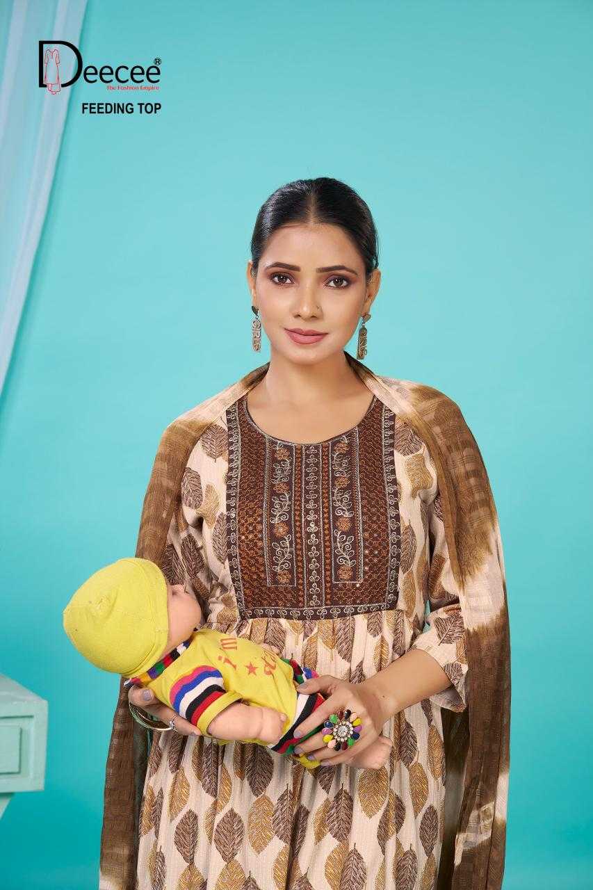 Ynf Rayon RIN190 DEECEE-REENA Setwise Collections Wholesale Gowns Catalogs Manufacturer