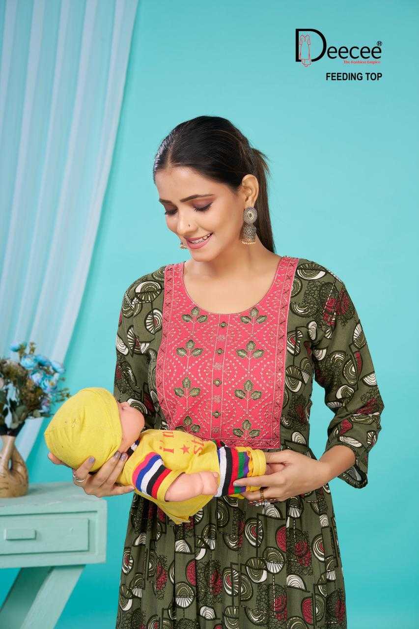 Ynf Rayon RIN190 DEECEE-REENA Setwise Collections Wholesale Gowns Catalogs Manufacturer