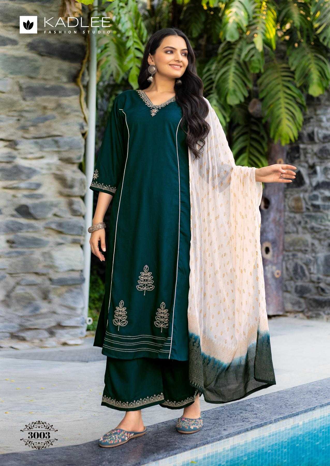 Ynf Rayon RIN190 KADLEE-Amrita Setwise Collections Wholesale Dresses & Suits Catalogs Manufacturer