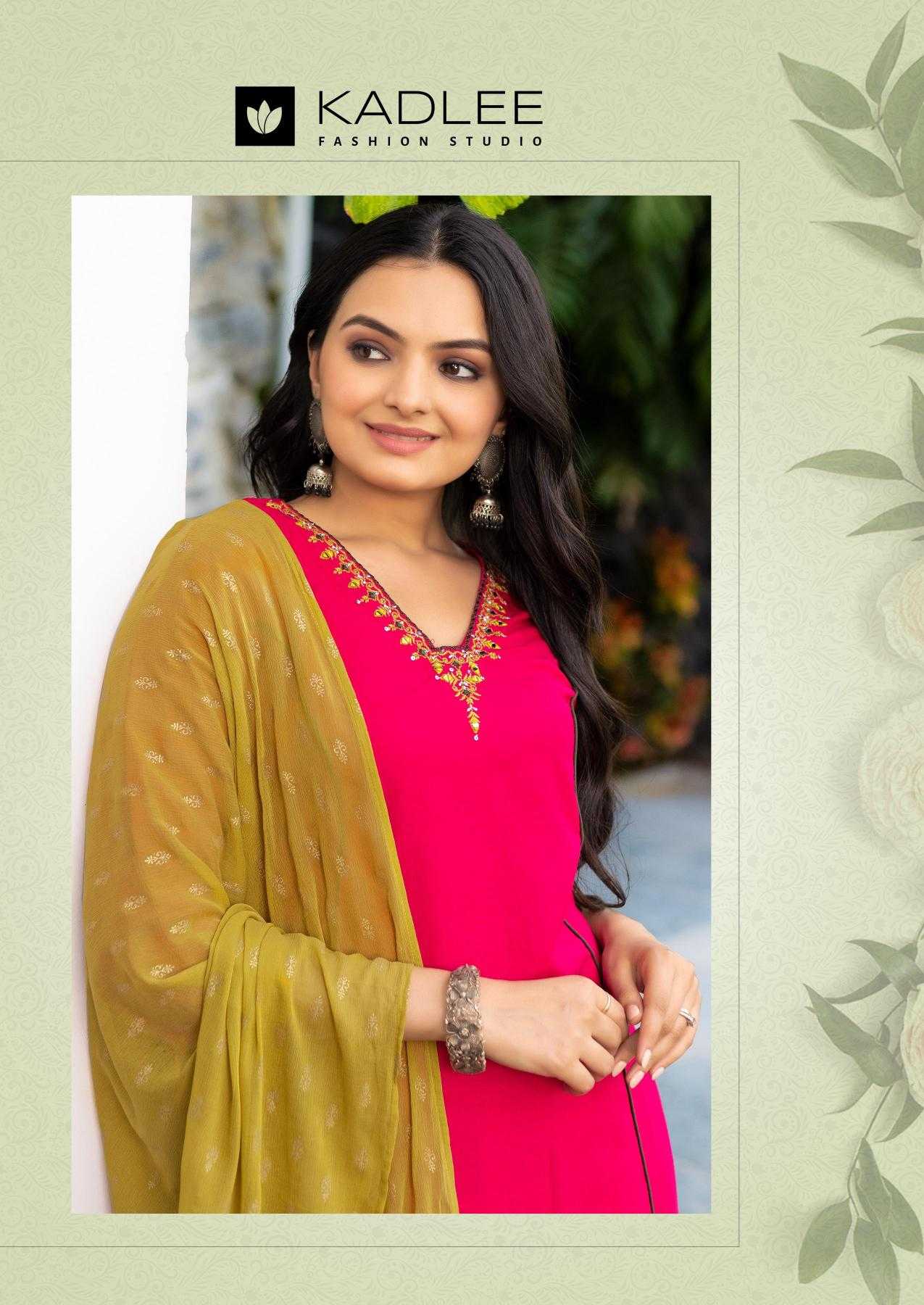 Ynf Rayon RIN190 KADLEE-Amrita Setwise Collections Wholesale Dresses & Suits Catalogs Manufacturer