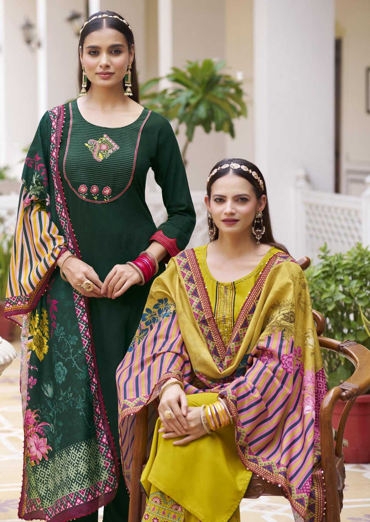 Ynf Rayon RIN190 KARISSA-VIDISHA VOL- 10 Setwise Collections Wholesale Kurtis Catalogs Manufacturer