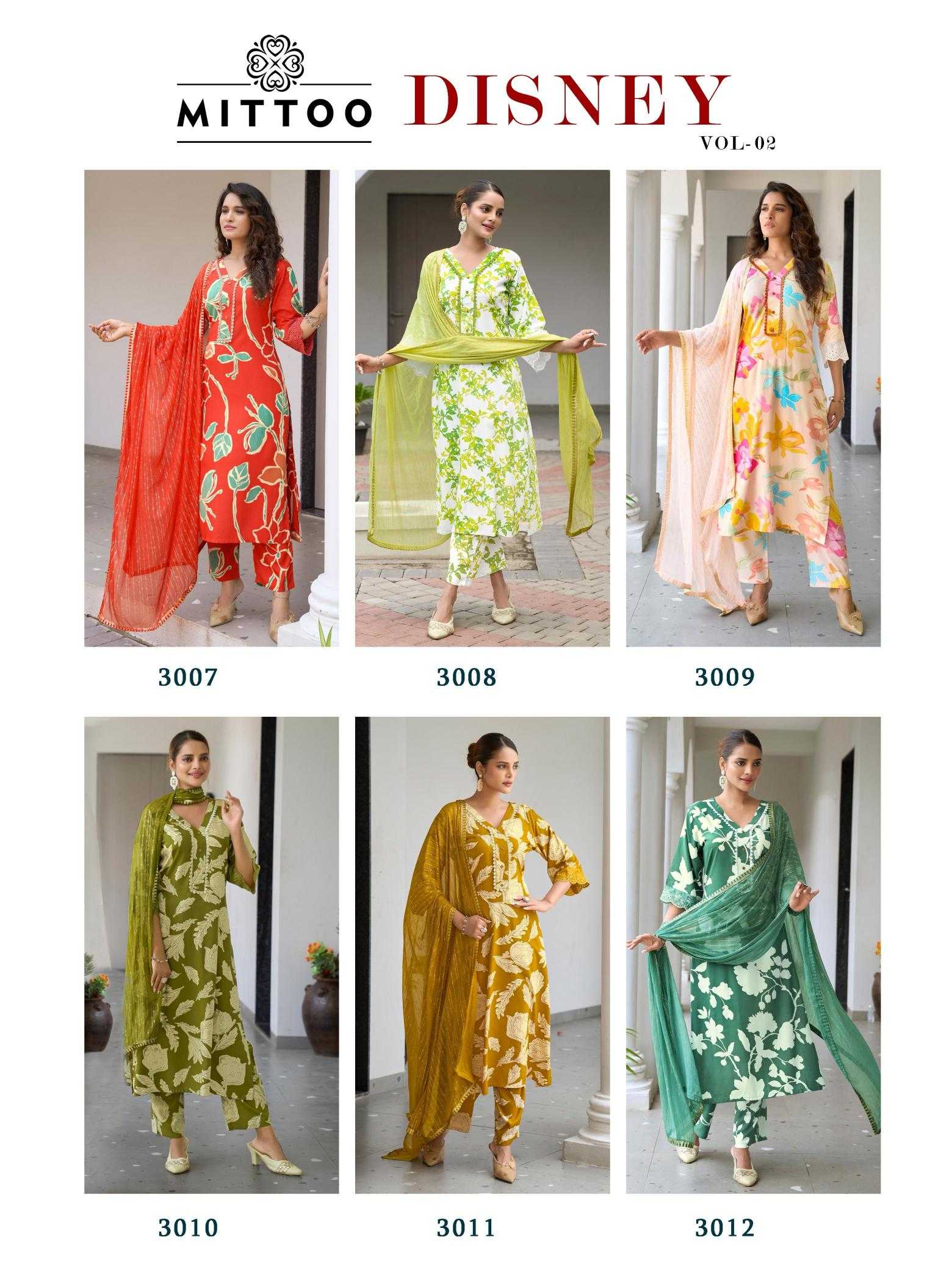 Ynf Rayon RIN190 MITTOO-Disney Vol 2 Setwise Collections Wholesale Dresses & Suits Catalogs Manufacturer