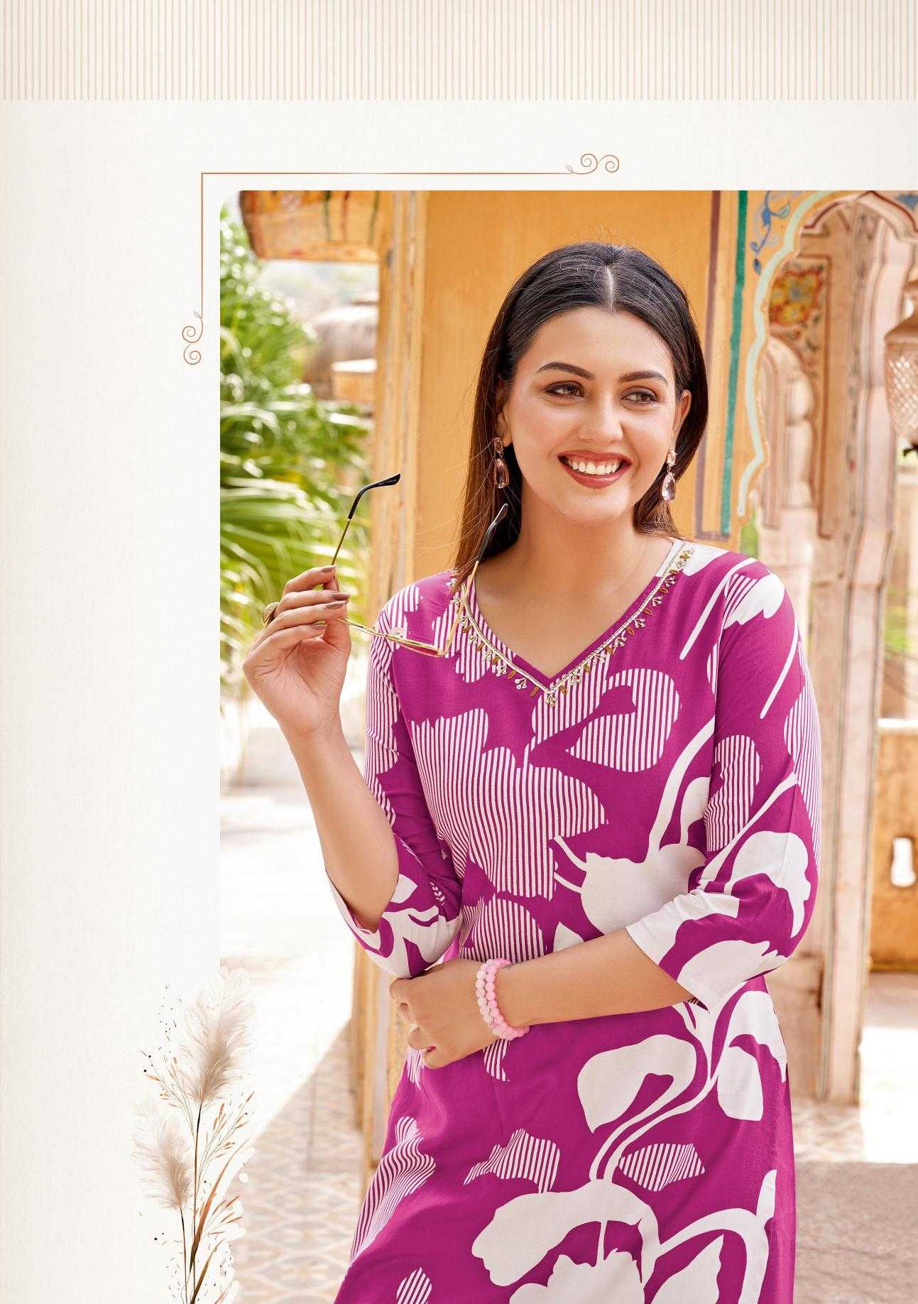 Ynf Rayon RIN190 MITTOO-Naisha Setwise Collections Wholesale Kurtis Catalogs Manufacturer