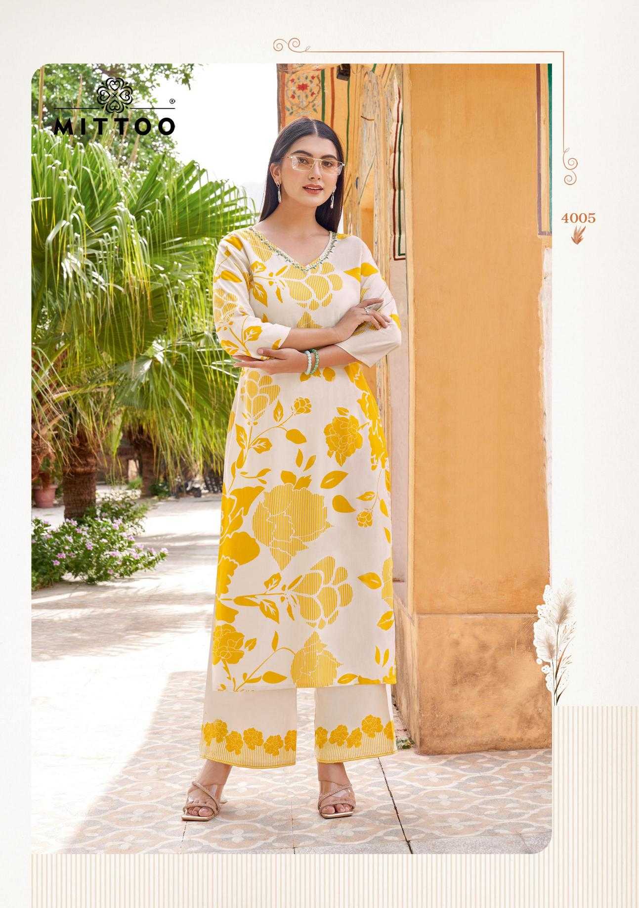 Ynf Rayon RIN190 MITTOO-Naisha Setwise Collections Wholesale Kurtis Catalogs Manufacturer