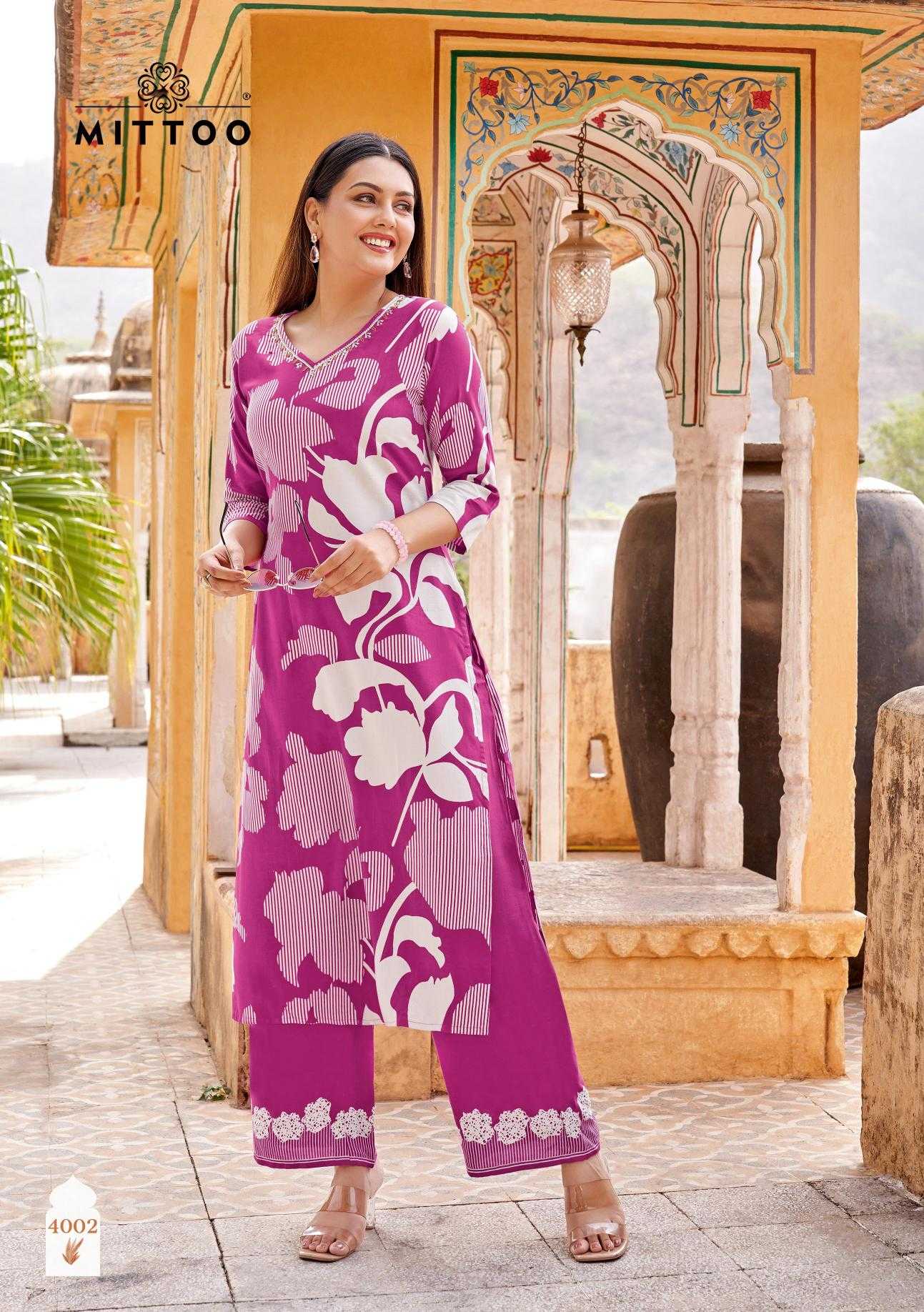Ynf Rayon RIN190 MITTOO-Naisha Setwise Collections Wholesale Kurtis Catalogs Manufacturer