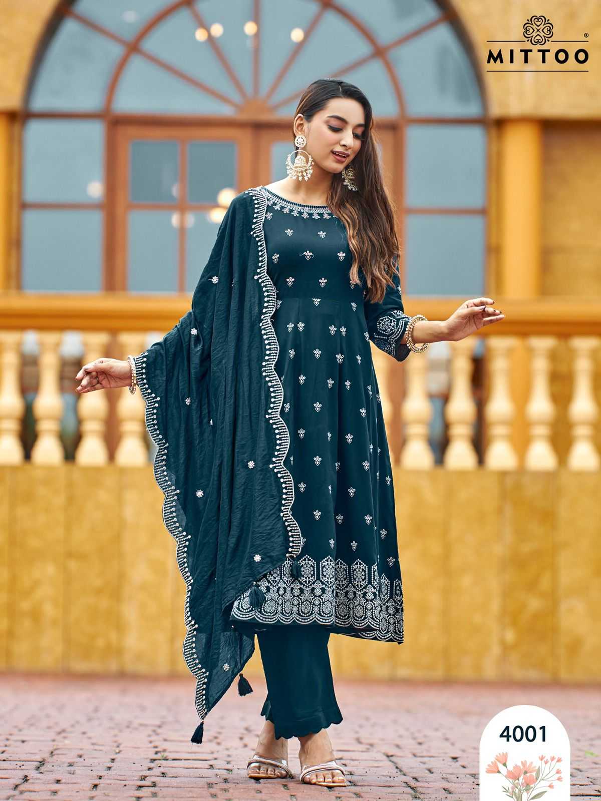 Ynf Rayon RIN190 MITTOO-TYOHAR Setwise Collections Wholesale Dresses & Suits Catalogs Manufacturer