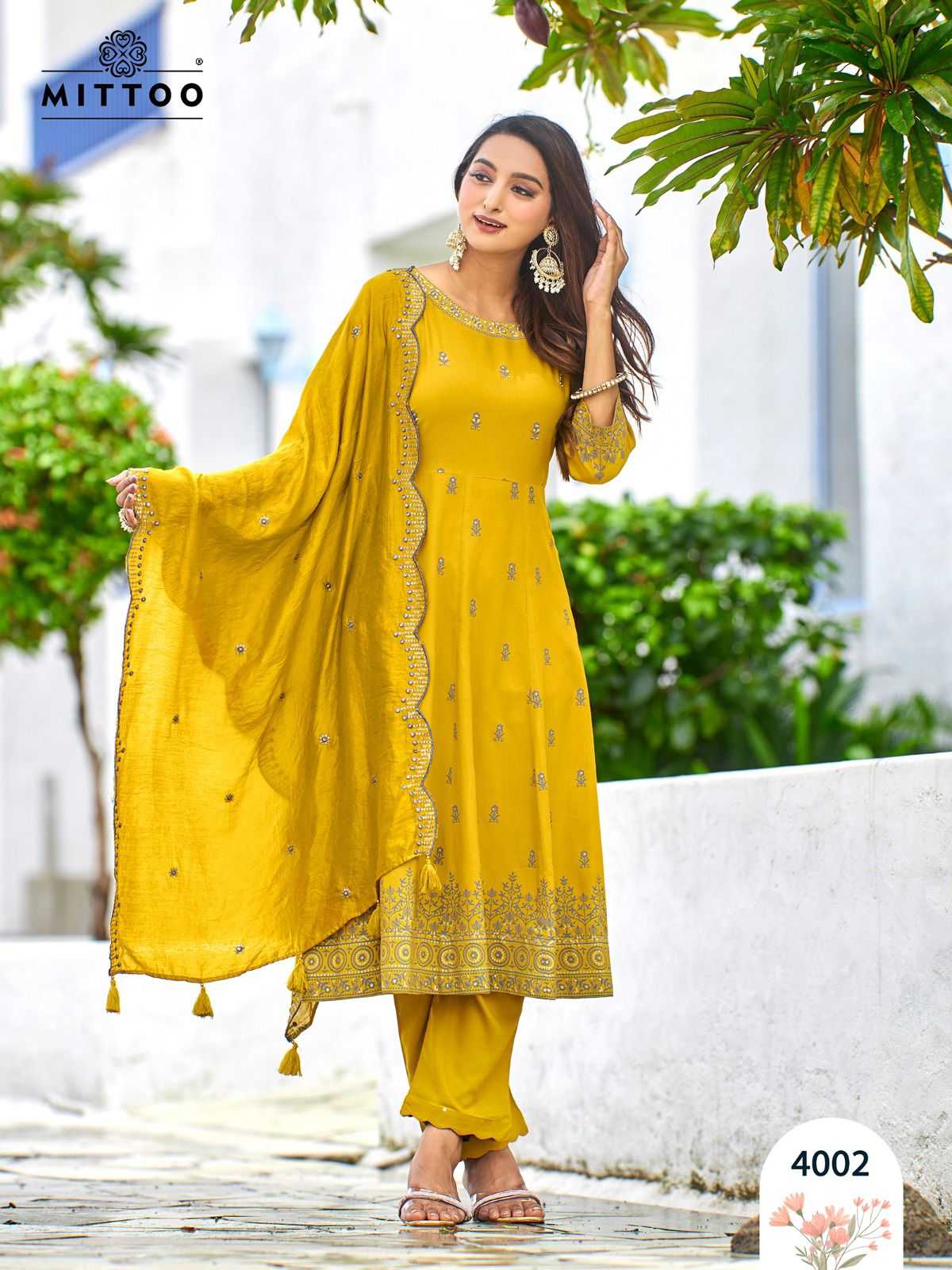Ynf Rayon RIN190 MITTOO-TYOHAR Setwise Collections Wholesale Dresses & Suits Catalogs Manufacturer