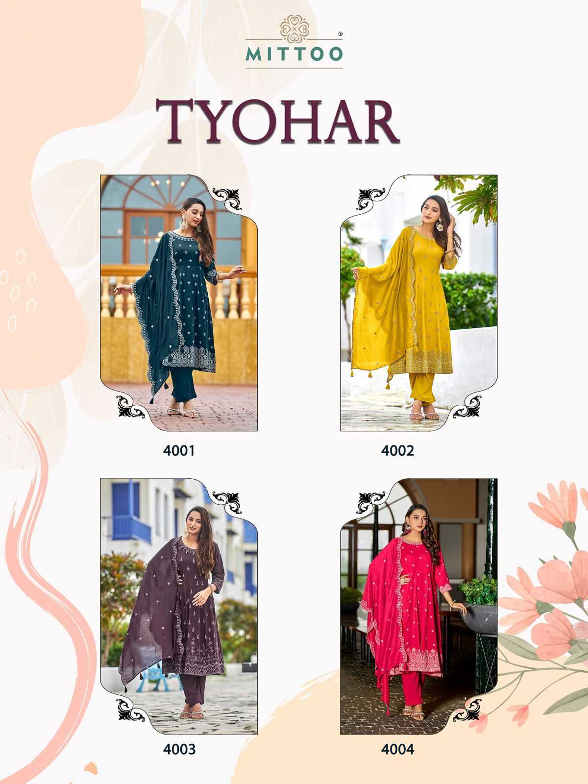Ynf Rayon RIN190 MITTOO-TYOHAR Setwise Collections Wholesale Dresses & Suits Catalogs Manufacturer