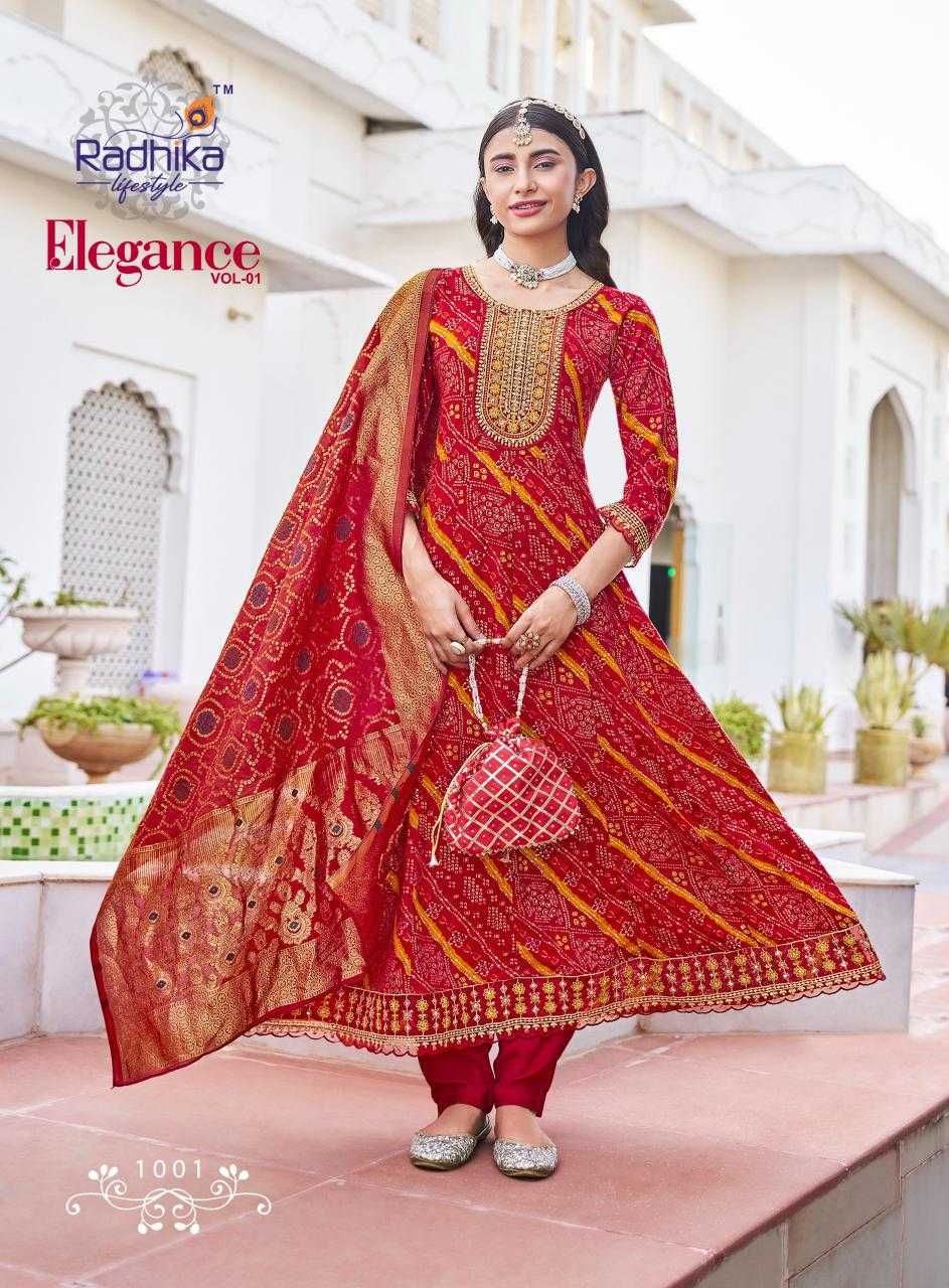 Ynf Rayon RIN190 RADHIKA-ELEGANCE VOL 1 Setwise Collections Wholesale Gowns Catalogs Manufacturer