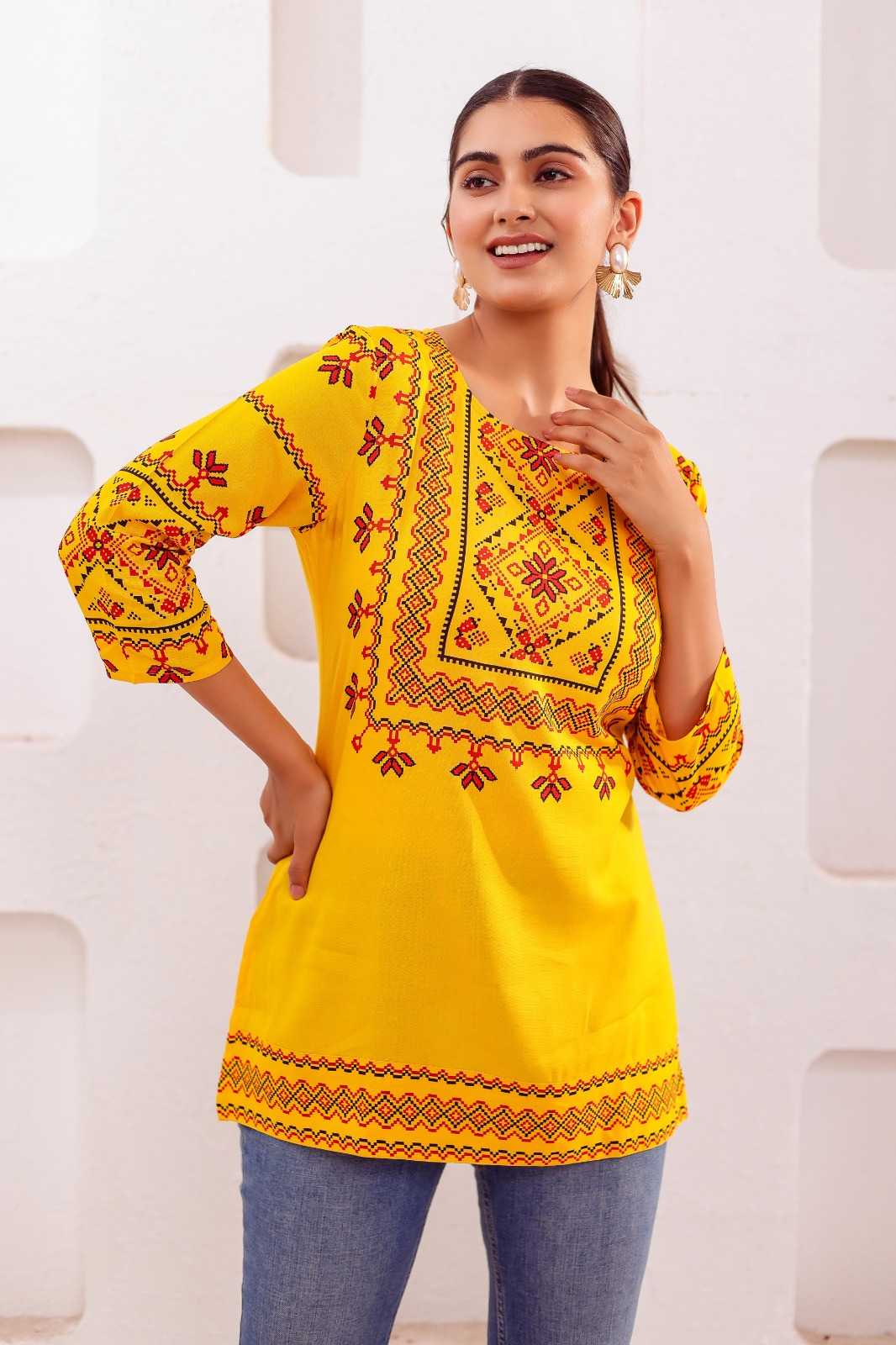 Ynf Rayon RIN190 SJ Setwise Collections Wholesale Kurtis Catalogs Manufacturer