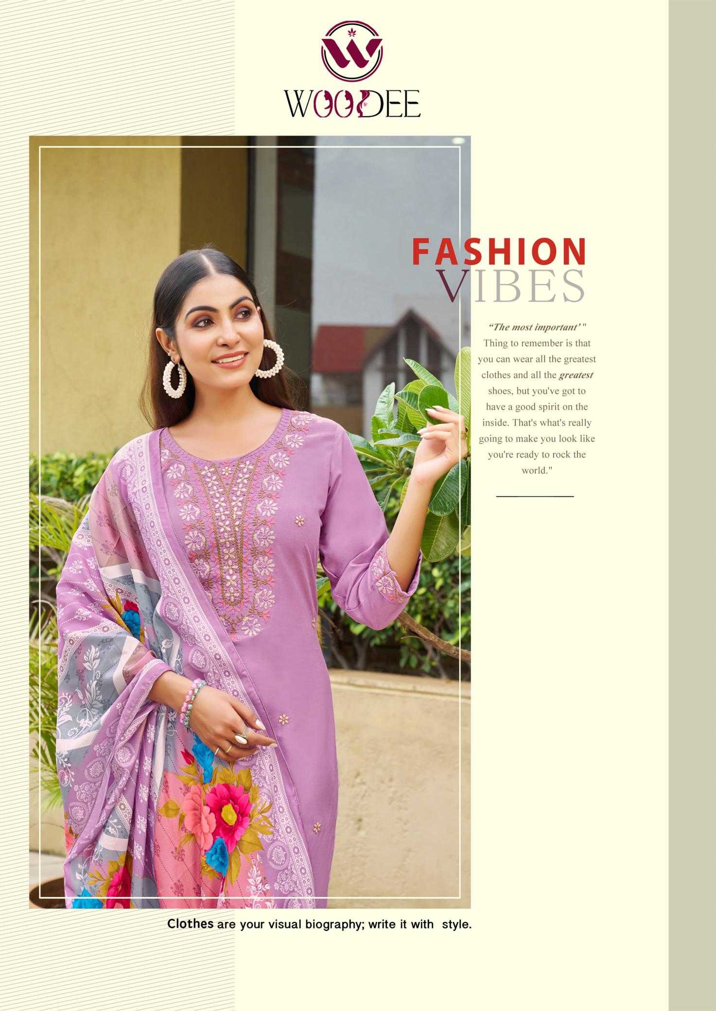 Ynf Rayon RIN190 WOODEE-APSARA Setwise Collections Wholesale Dresses & Suits Catalogs Manufacturer