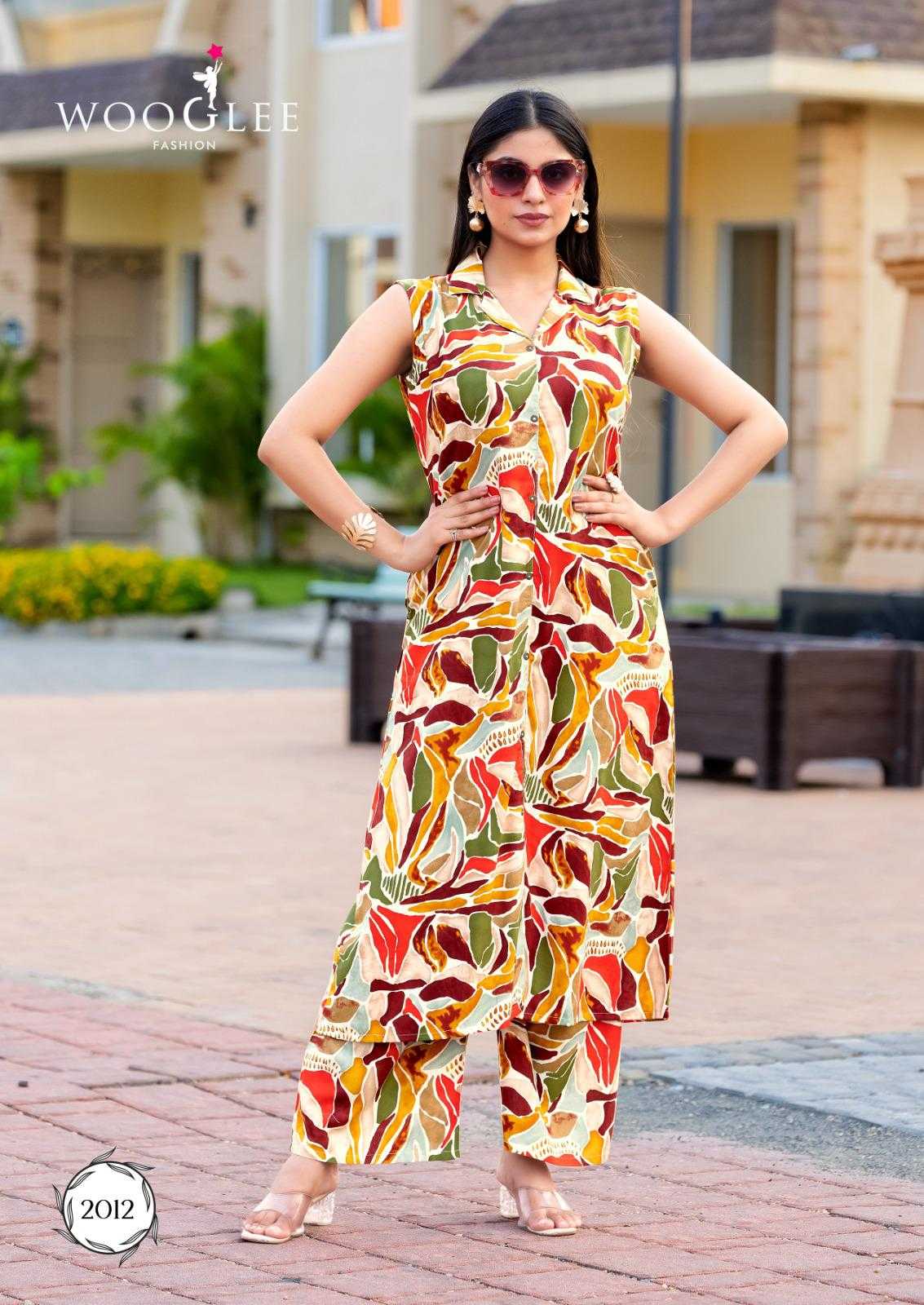 Ynf Rayon RIN190 Wooglee-Samiksha Vol 2 Setwise Collections Wholesale Kurtis Catalogs Manufacturer