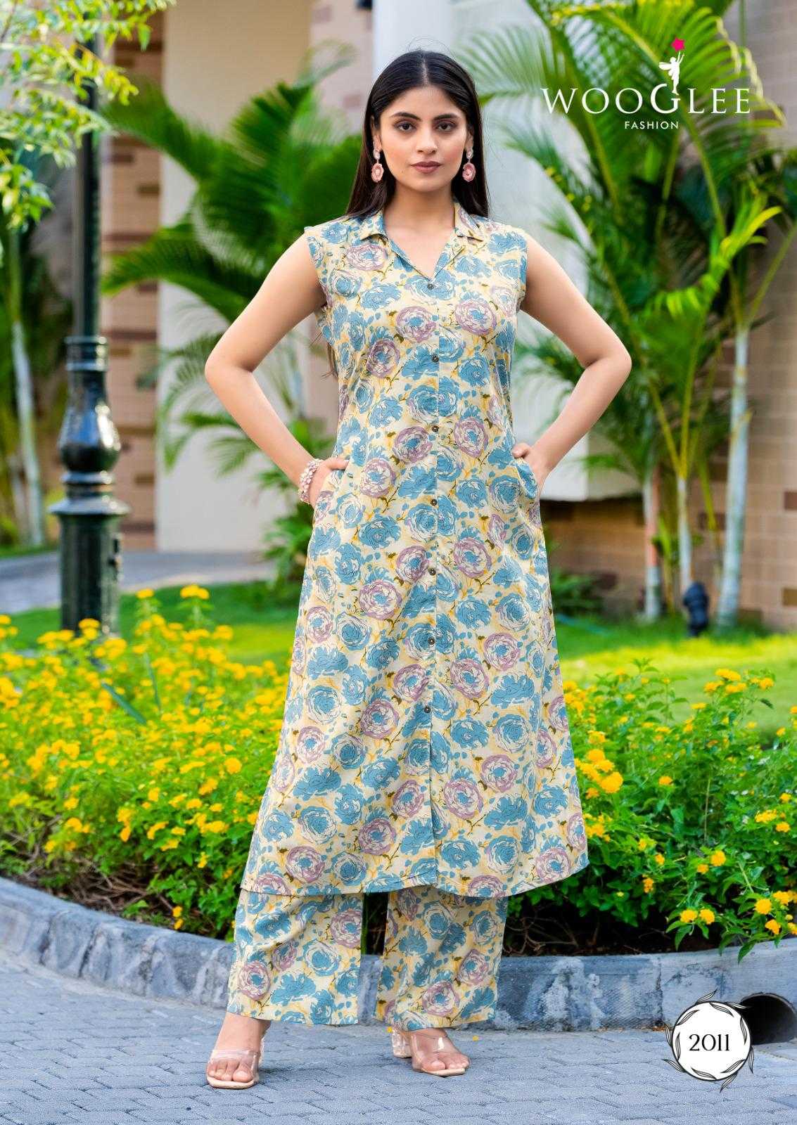 Ynf Rayon RIN190 Wooglee-Samiksha Vol 2 Setwise Collections Wholesale Kurtis Catalogs Manufacturer