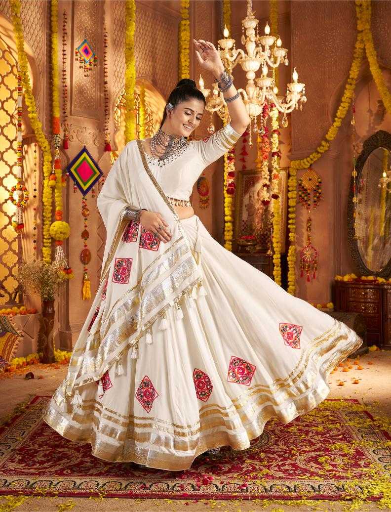 Ynf Rayon RIN202 11005 Lehengas Festive Collections Wholesale Embroidered Lehenga Thread Work Lehenga Onam Collections Manufacturer