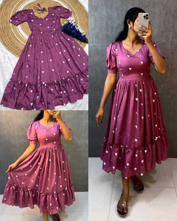 Ynf Rayon RIN220 NAINA Gowns Wholesale Printed Gowns Fancy Gowns Designer Gowns Manufacturer