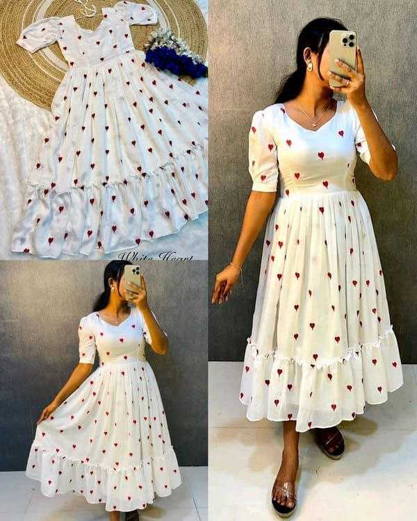 Ynf Rayon RIN220 NAINA Gowns Wholesale Printed Gowns Fancy Gowns Designer Gowns Manufacturer