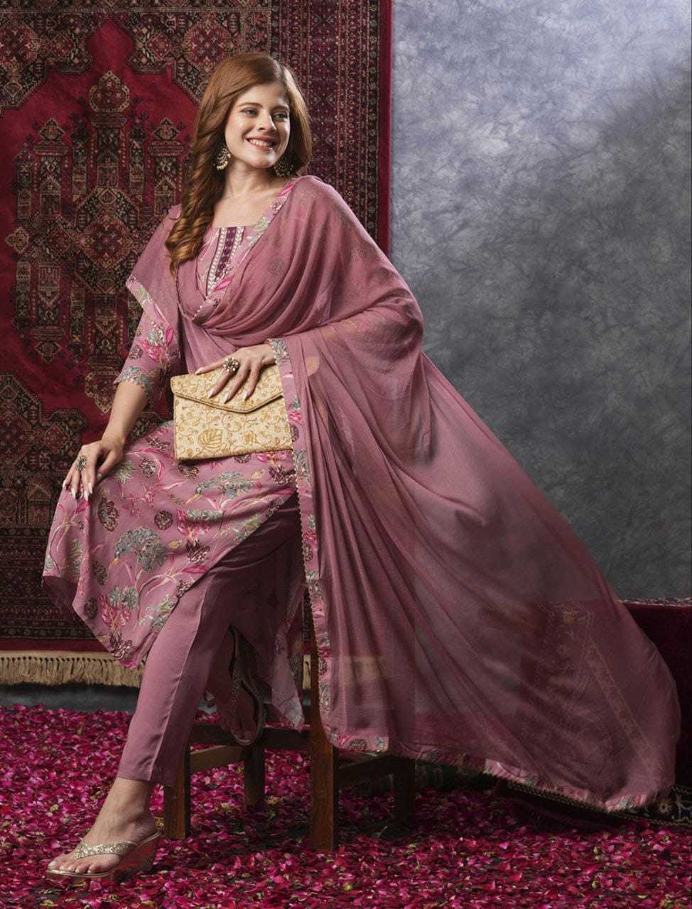Ynf Rayon RIN222 BS-90 Kurti Wholesale Designer Kurtis Rayon Kurtis Kurti With Pants Manufacturer