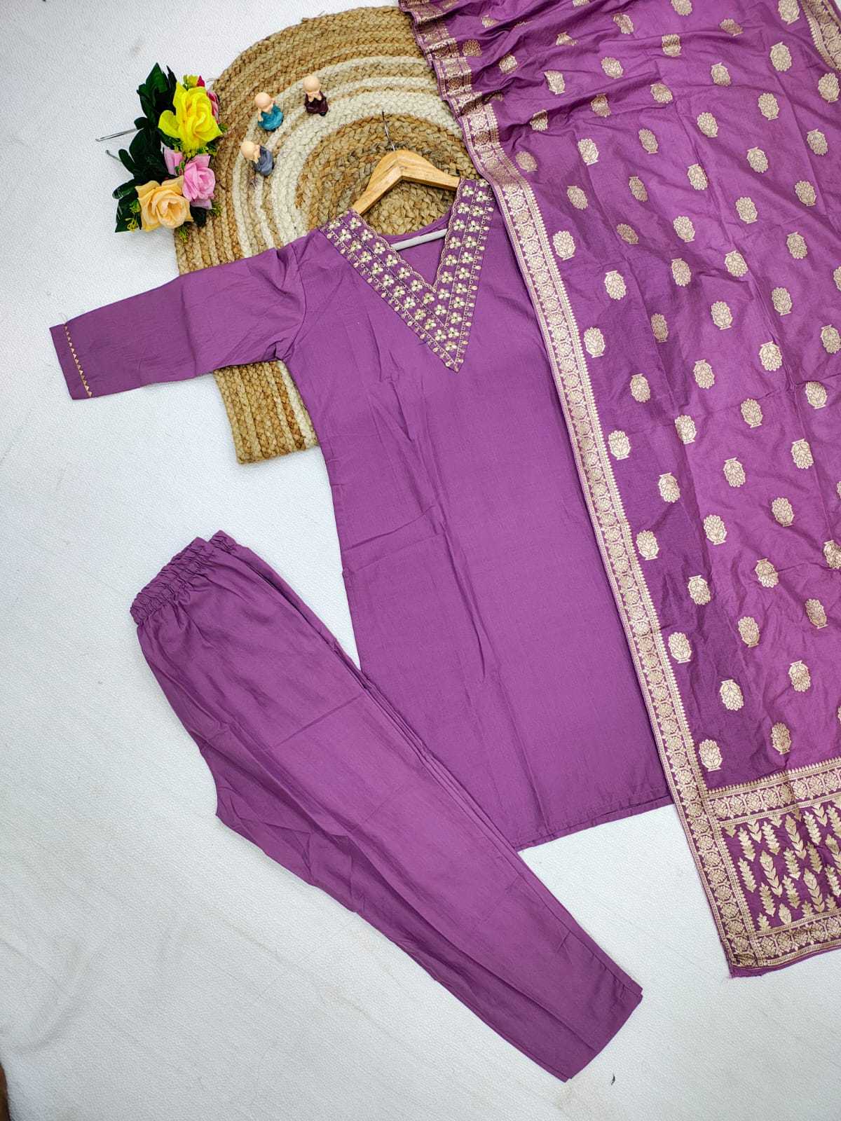 Ynf Rayon RIN222 K4 Kids Wear Wholesale Top & Pant Embroidered Frock Kids Designer Frock Manufacturer