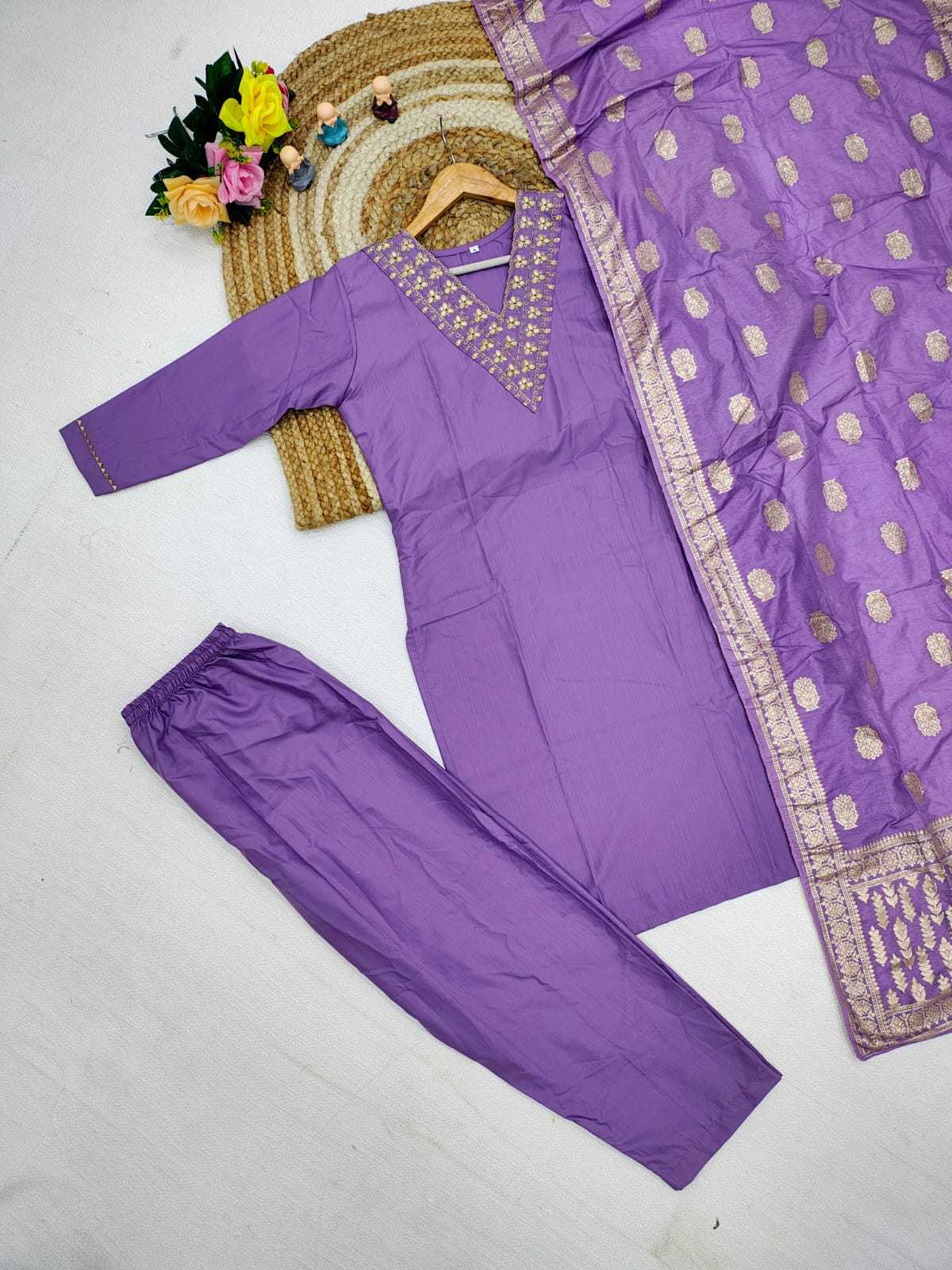 Ynf Rayon RIN222 K4 Kids Wear Wholesale Top & Pant Embroidered Frock Kids Designer Frock Manufacturer