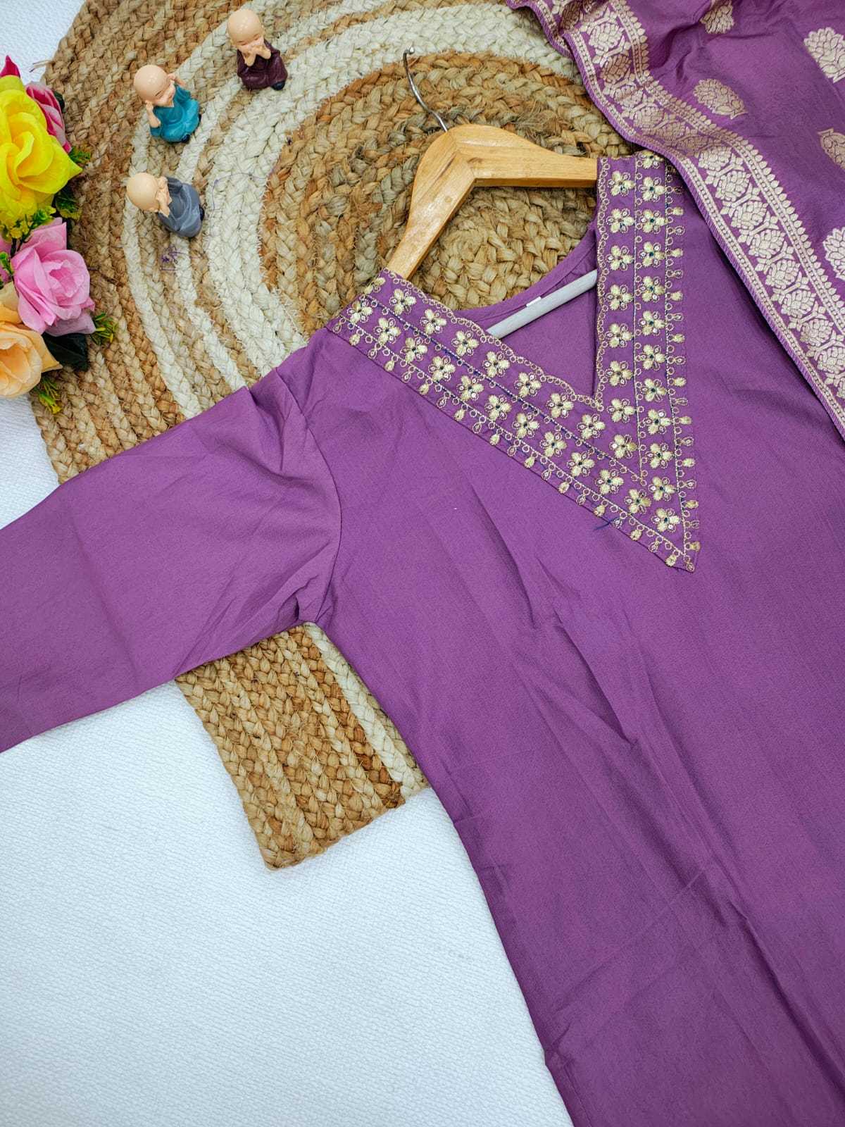 Ynf Rayon RIN222 K4 Kids Wear Wholesale Top & Pant Embroidered Frock Kids Designer Frock Manufacturer
