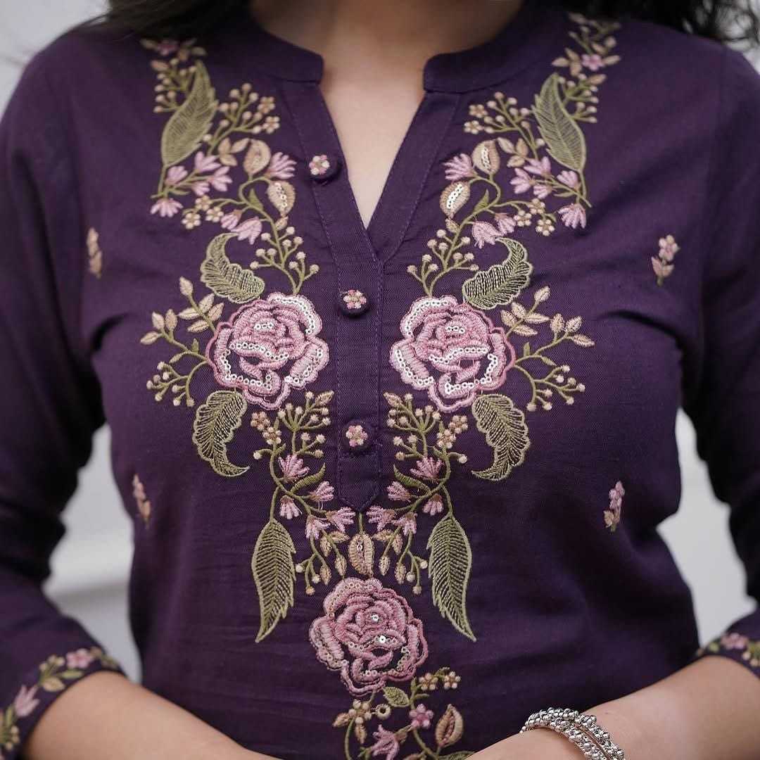 Ynf Rayon RIN222 SI-196 Kurti Wholesale Designer Kurtis Rayon Kurtis Embroidered Kurtis Manufacturer