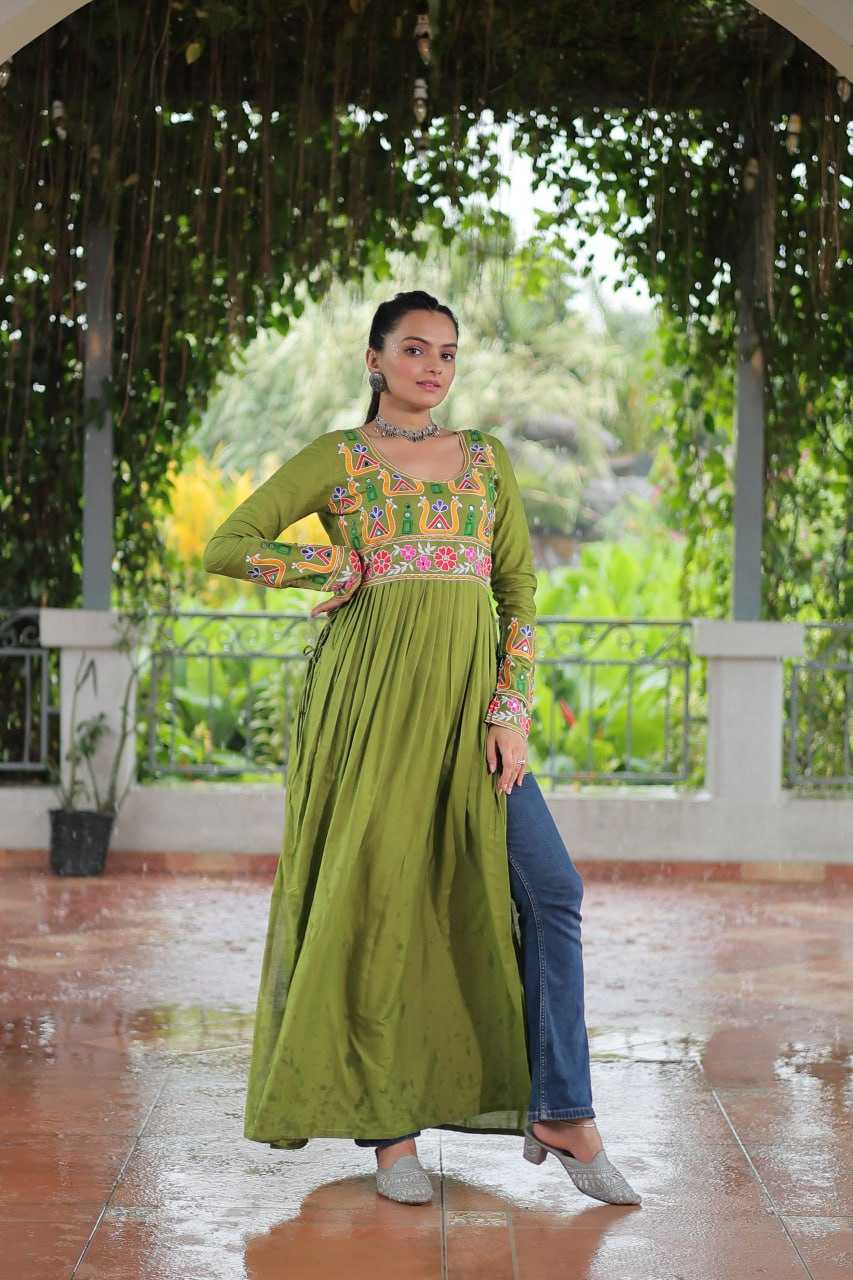 Ynf Reyon Cotton KESH489 1183 Kurti Wholesale Printed Kurtis Fancy Kurti Embroidered Kurtis Manufacturer