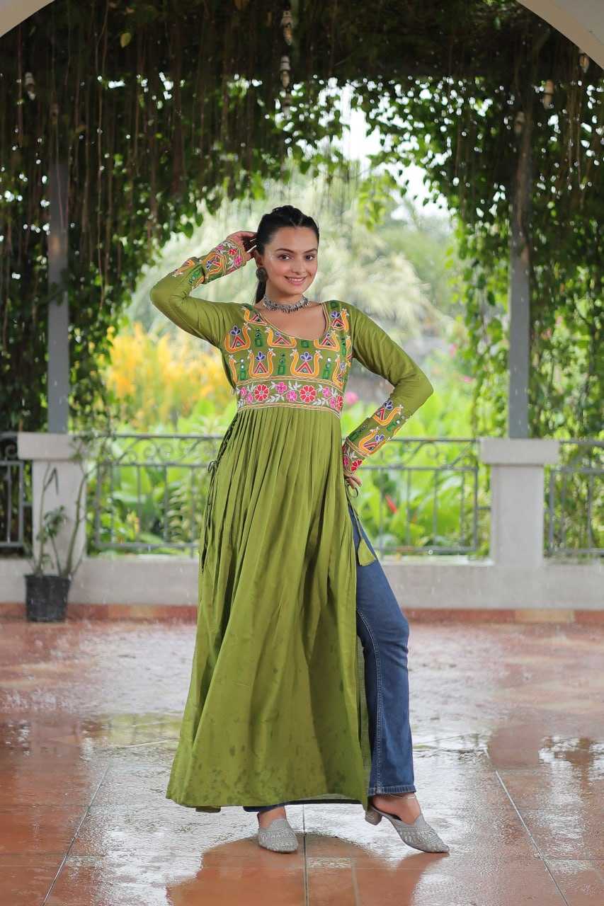 Ynf Reyon Cotton KESH489 1183 Kurti Wholesale Printed Kurtis Fancy Kurti Embroidered Kurtis Manufacturer