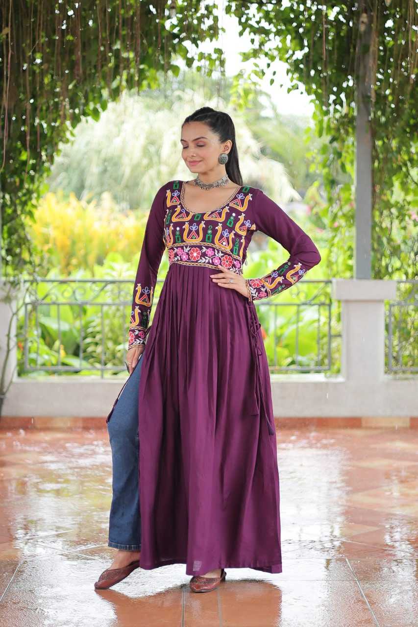 Ynf Reyon Cotton KESH489 1183 Kurti Wholesale Printed Kurtis Fancy Kurti Embroidered Kurtis Manufacturer