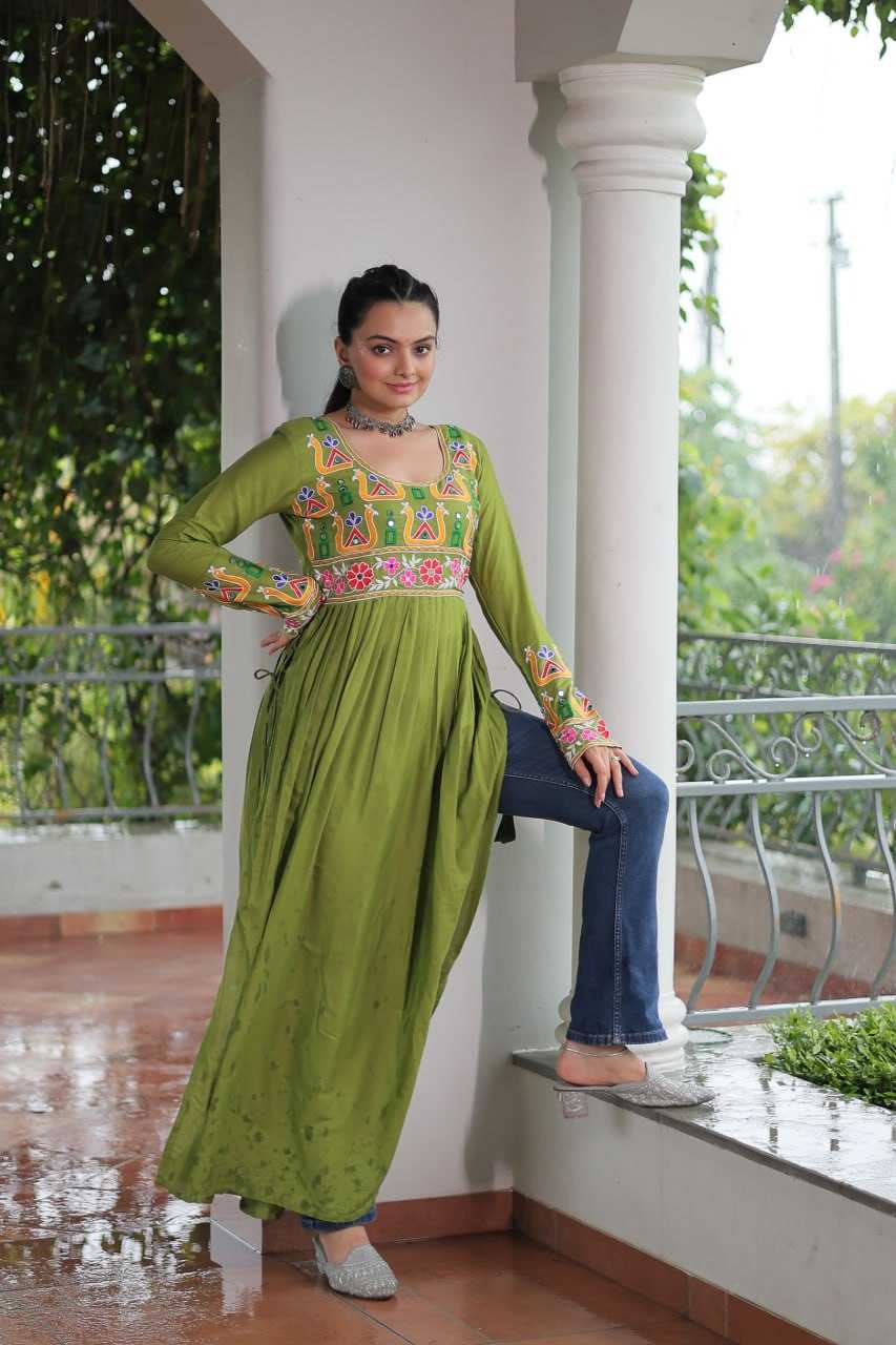 Ynf Reyon Cotton KESH489 1183 Kurti Wholesale Printed Kurtis Fancy Kurti Embroidered Kurtis Manufacturer
