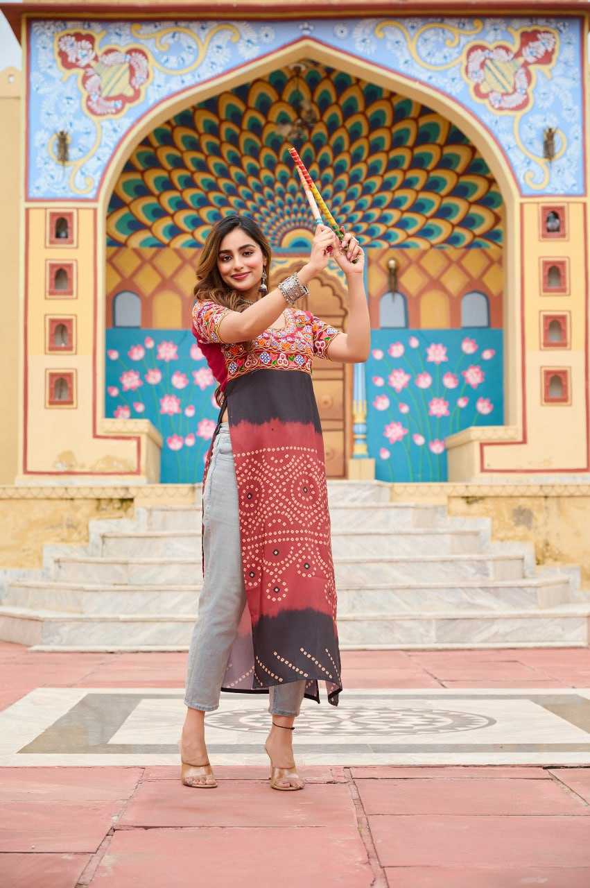 Ynf Reyon Cotton KESH489 1190 Kurti Wholesale Printed Kurtis Half Sleeve Kurtis Round Neck Kurtis Manufacturer