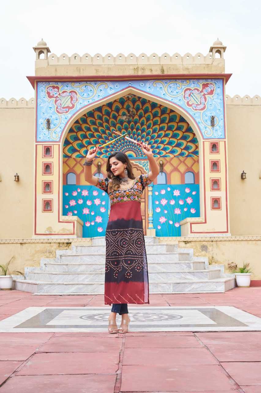 Ynf Reyon Cotton KESH489 1190 Kurti Wholesale Printed Kurtis Half Sleeve Kurtis Round Neck Kurtis Manufacturer